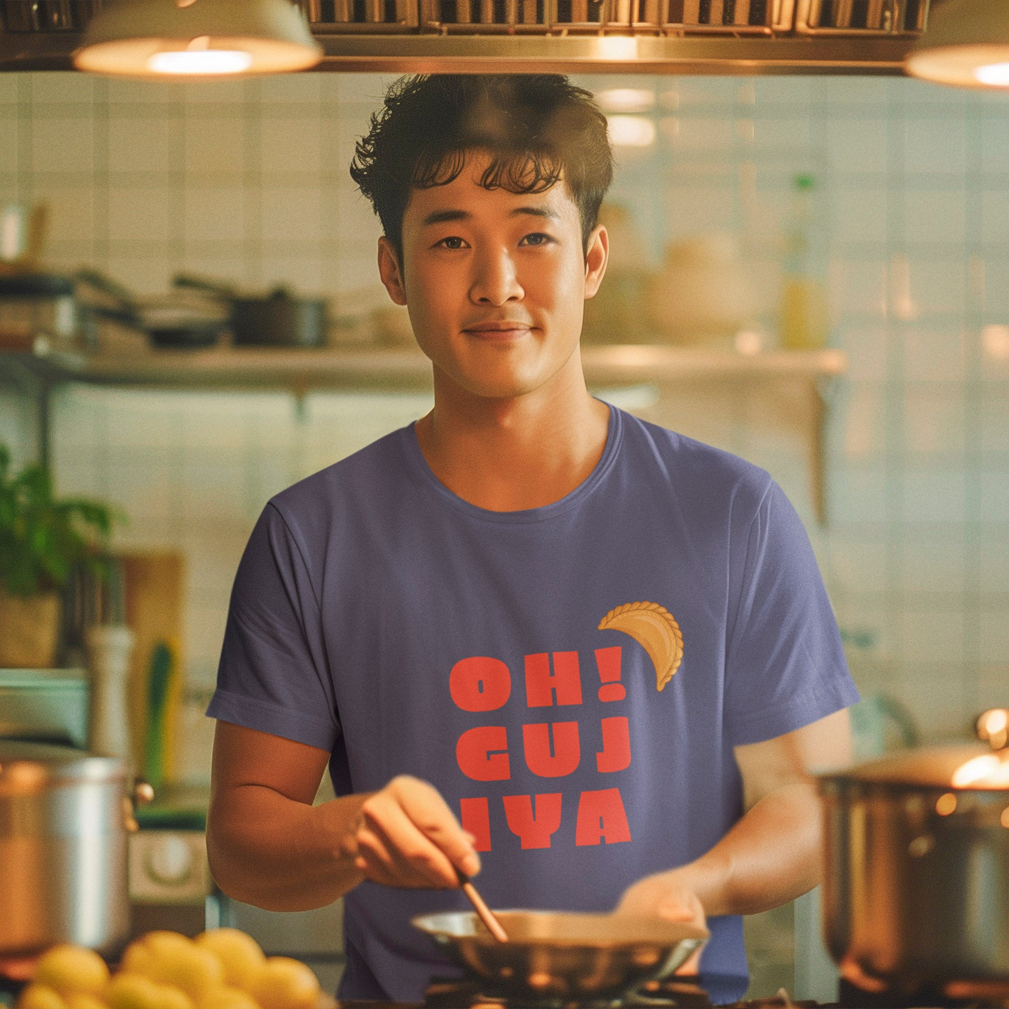 Oh! Gujiya - Round Neck Tee | Unisex Fit