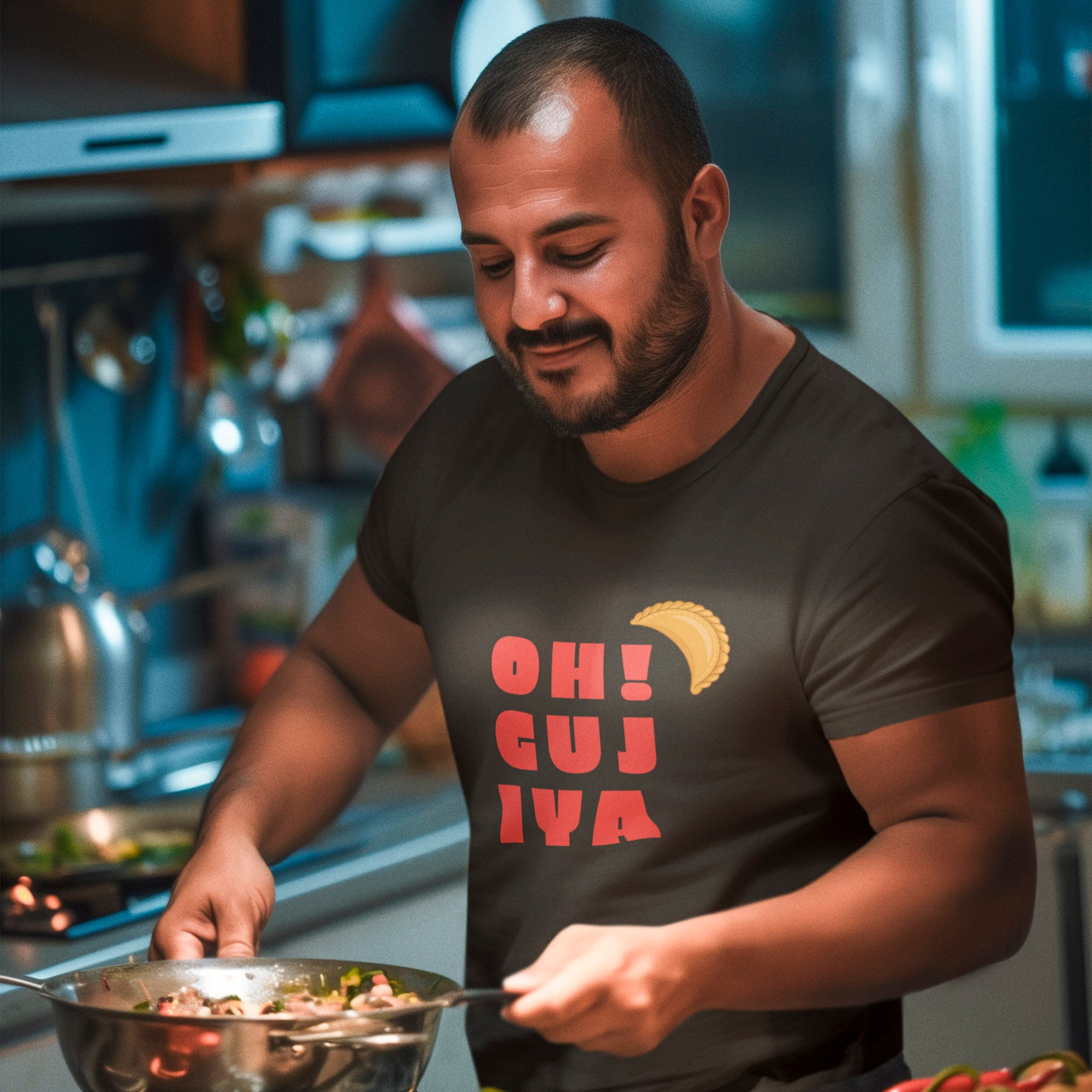 Oh! Gujiya - Round Neck Tee | Unisex Fit