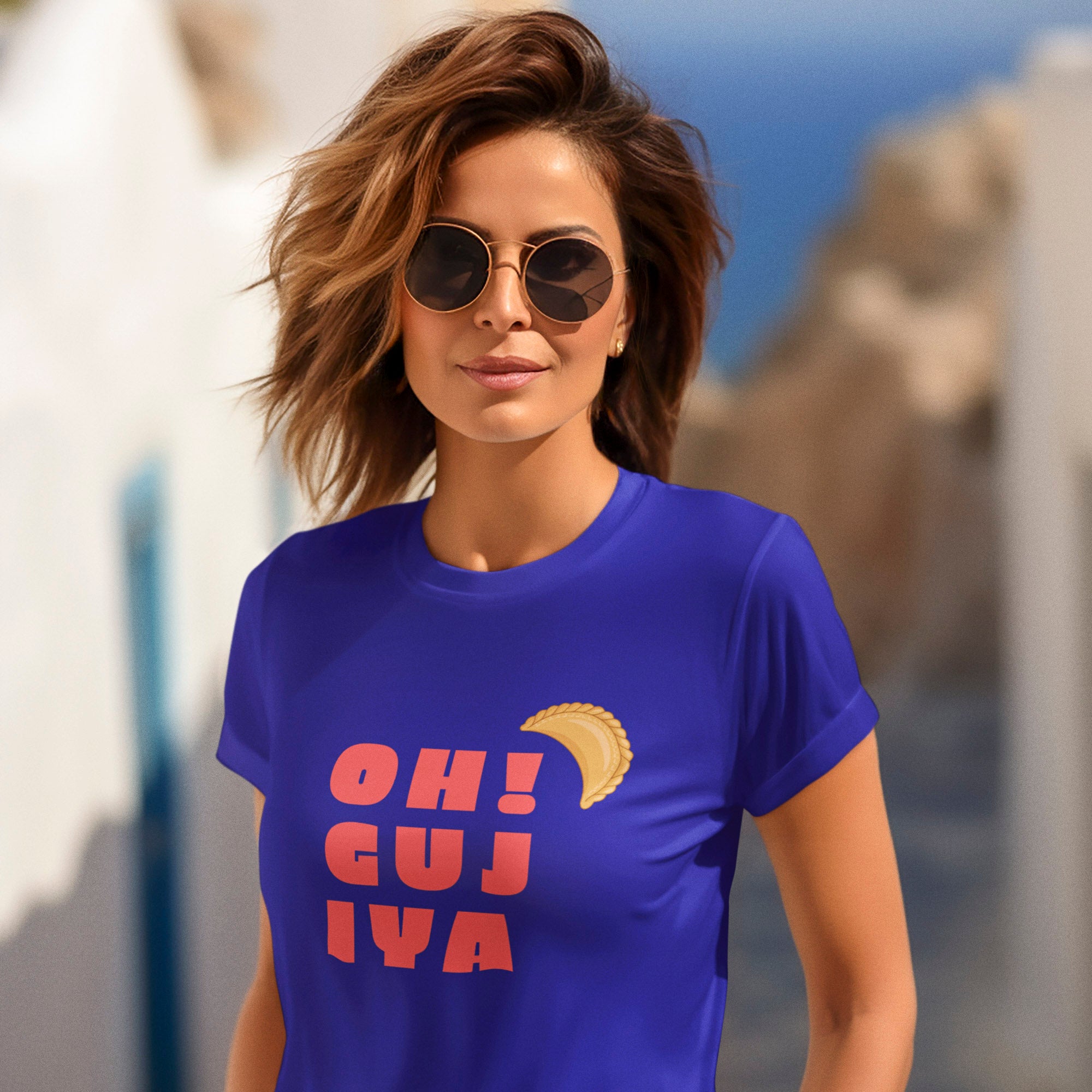 Oh! Gujiya - Round Neck Tee | Unisex Fit