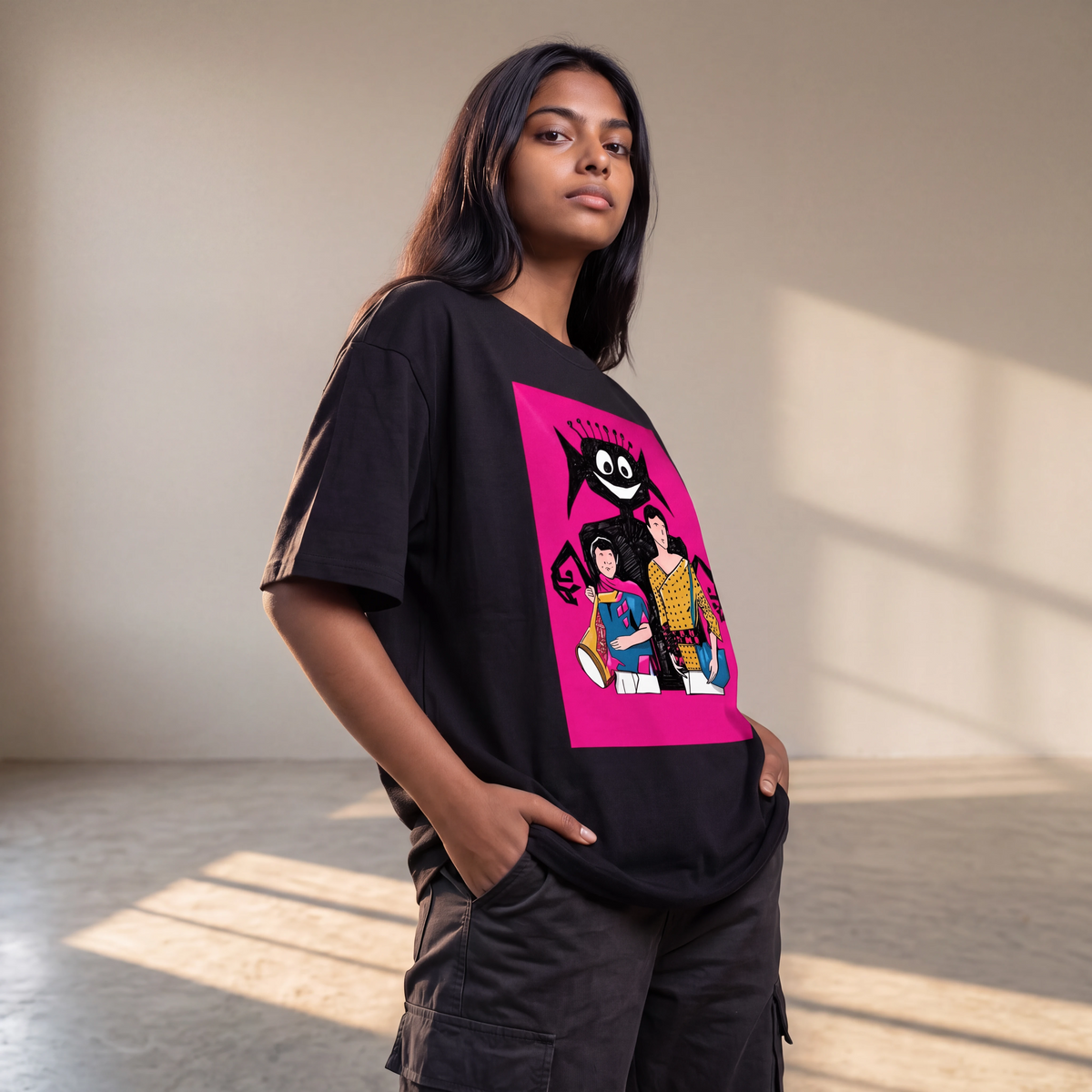 Gupi-Bagha - Premium Oversized Tee | Unisex Fit