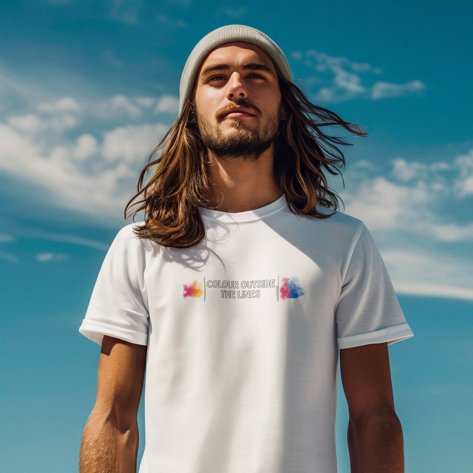 Colour Outside the Lines - Round Neck Tee | Unisex Fit