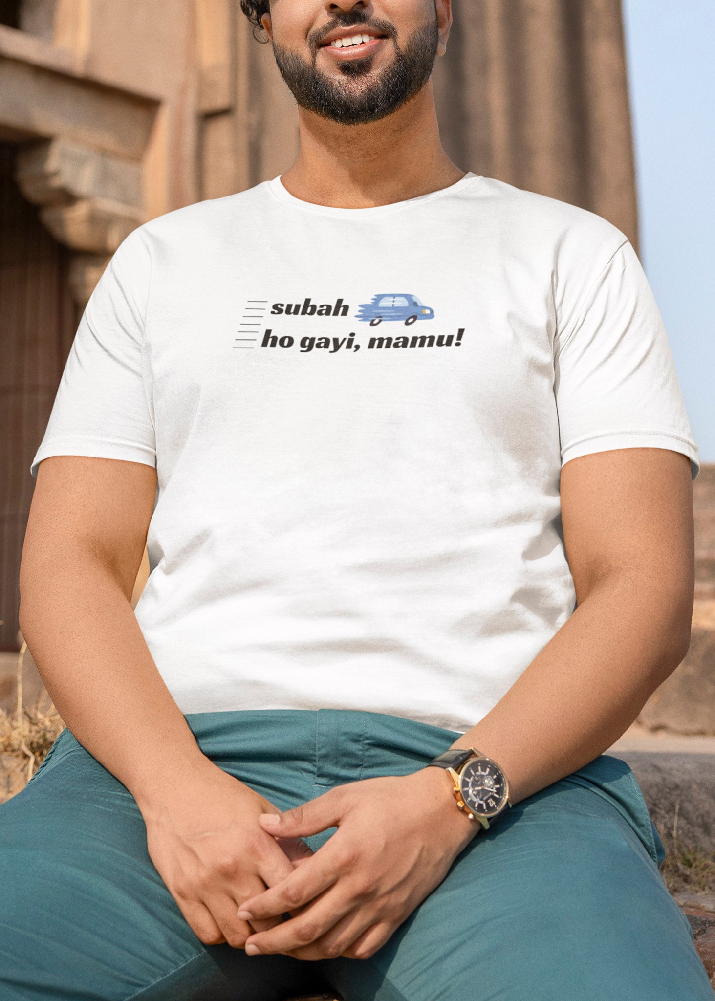 Mornings in Mumbai - Oversized Tee | Unisex Fit