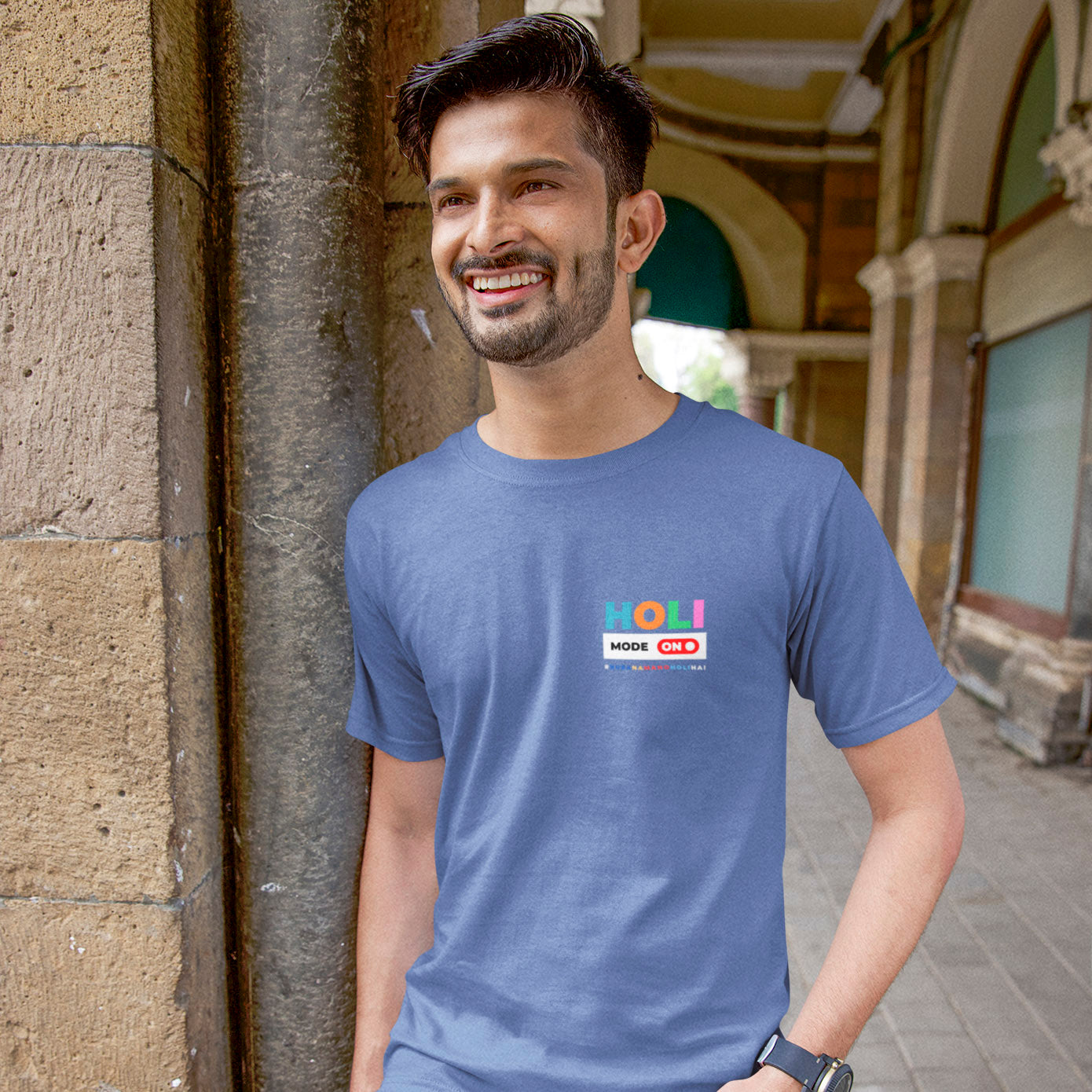 Holi Mode - Round Neck Tee | Unisex Fit