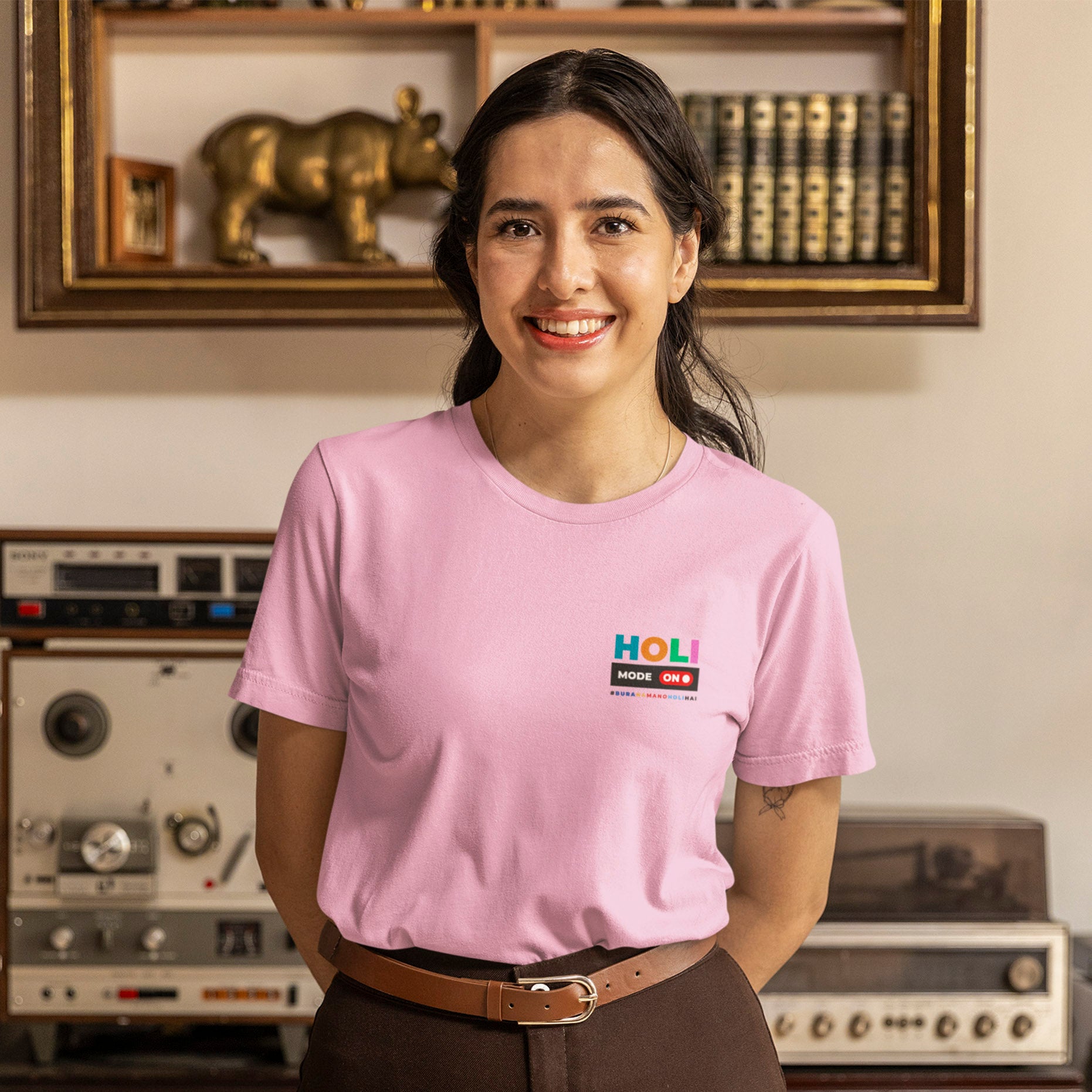 Holi Mode - Round Neck Tee | Unisex Fit