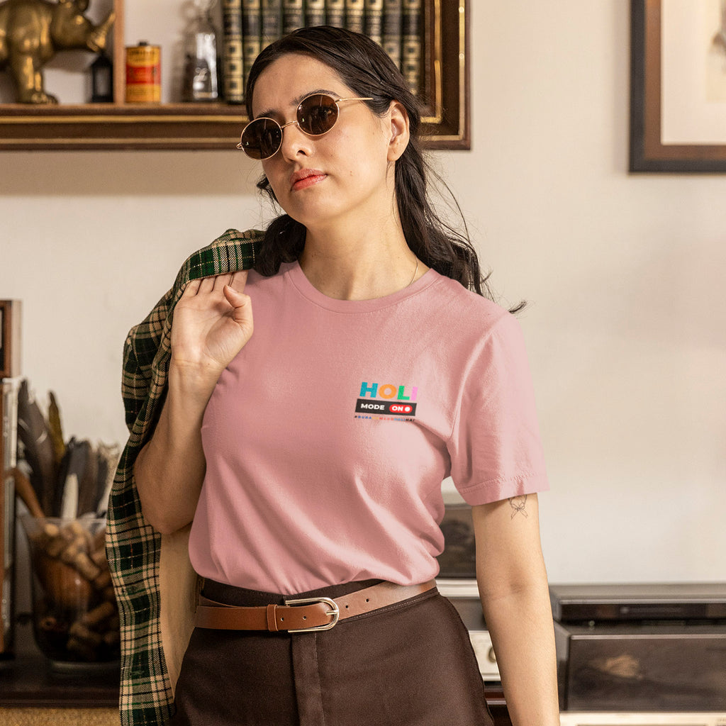 Holi Mode - Round Neck Tee | Unisex Fit