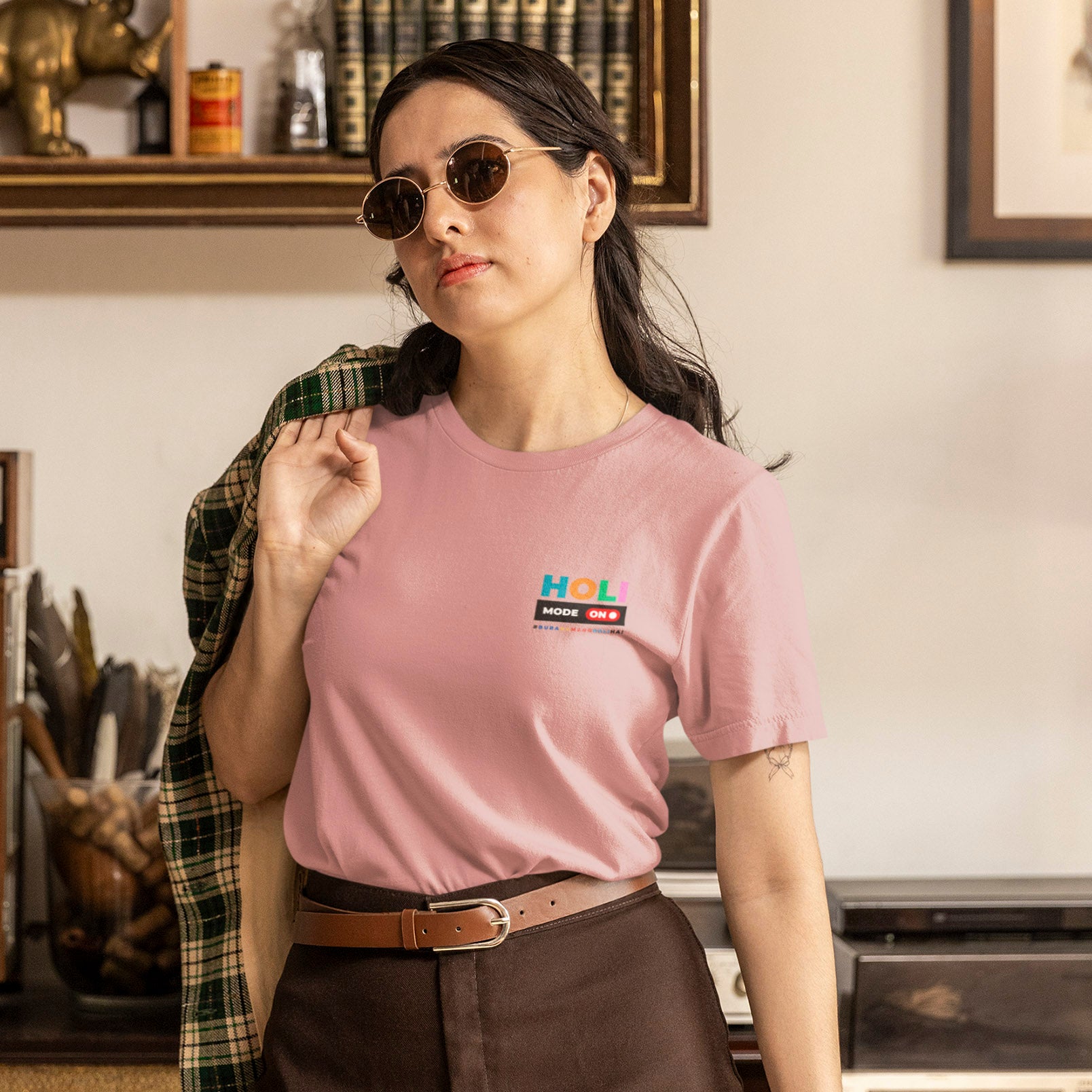 Holi Mode - Round Neck Tee | Unisex Fit