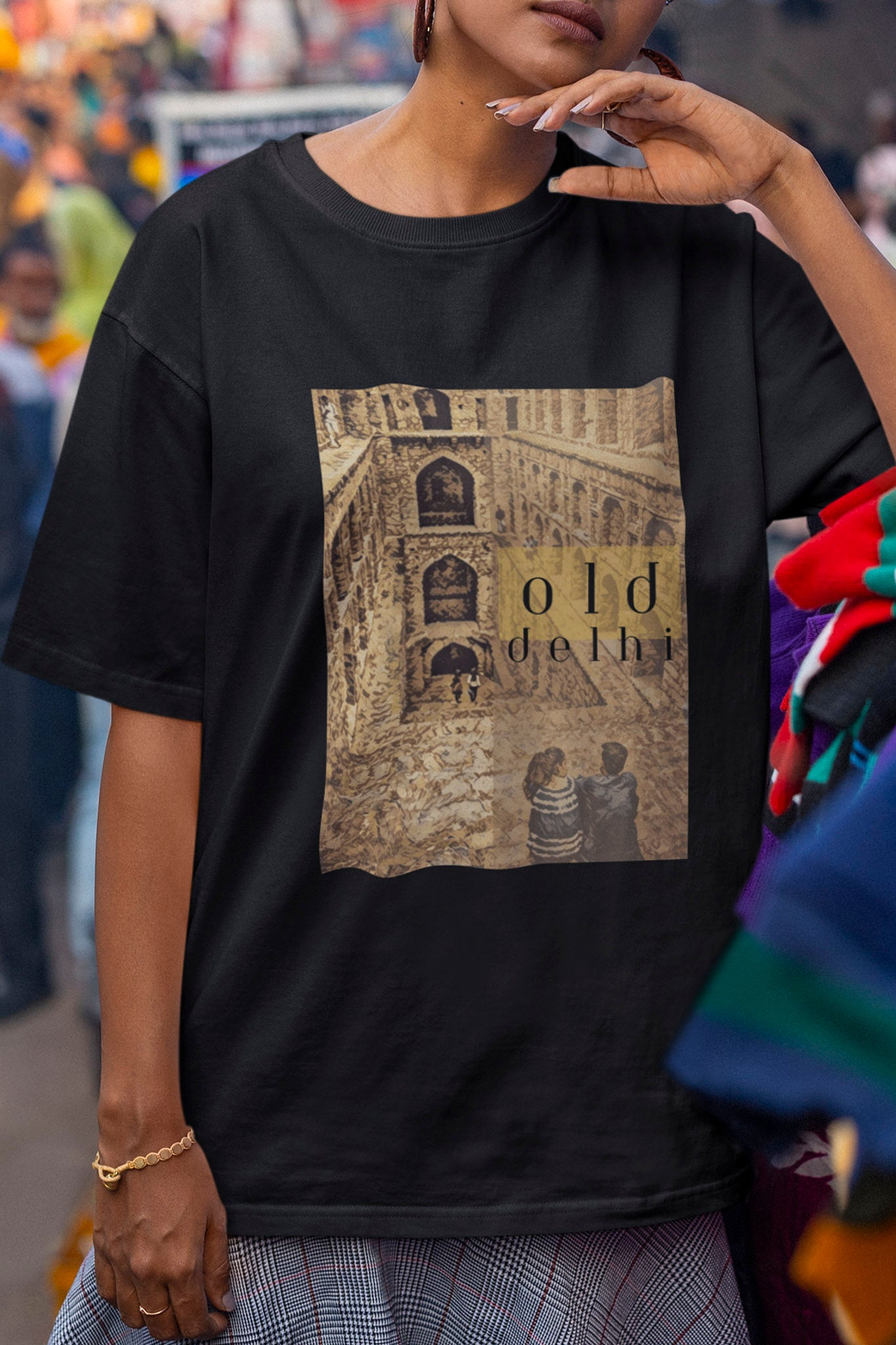 Old Delhi - Oversized Tee | Unisex Fit