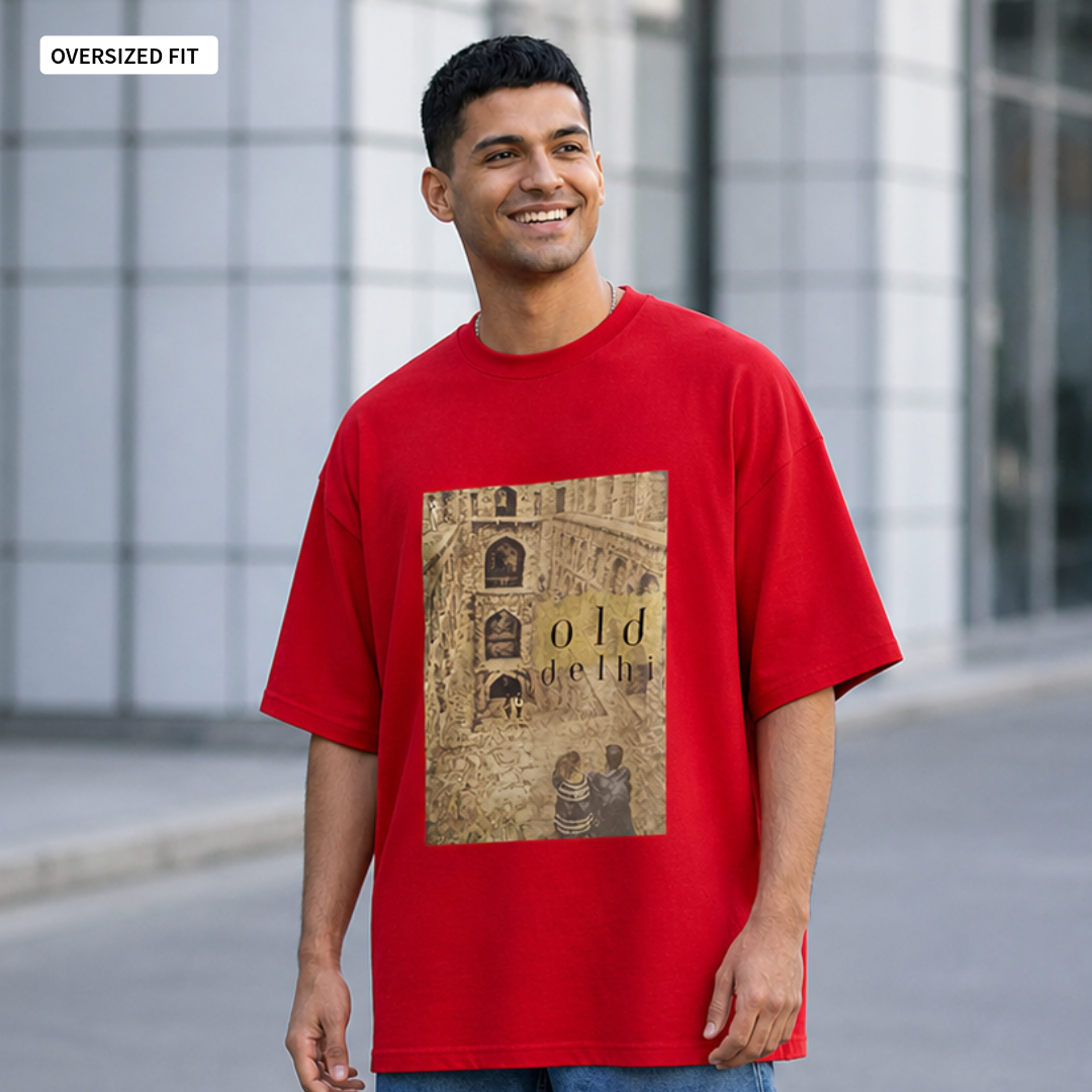 Old Delhi - Oversized Tee | Unisex Fit