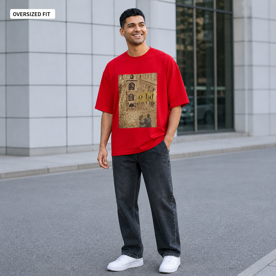 Old Delhi - Oversized Tee | Unisex Fit