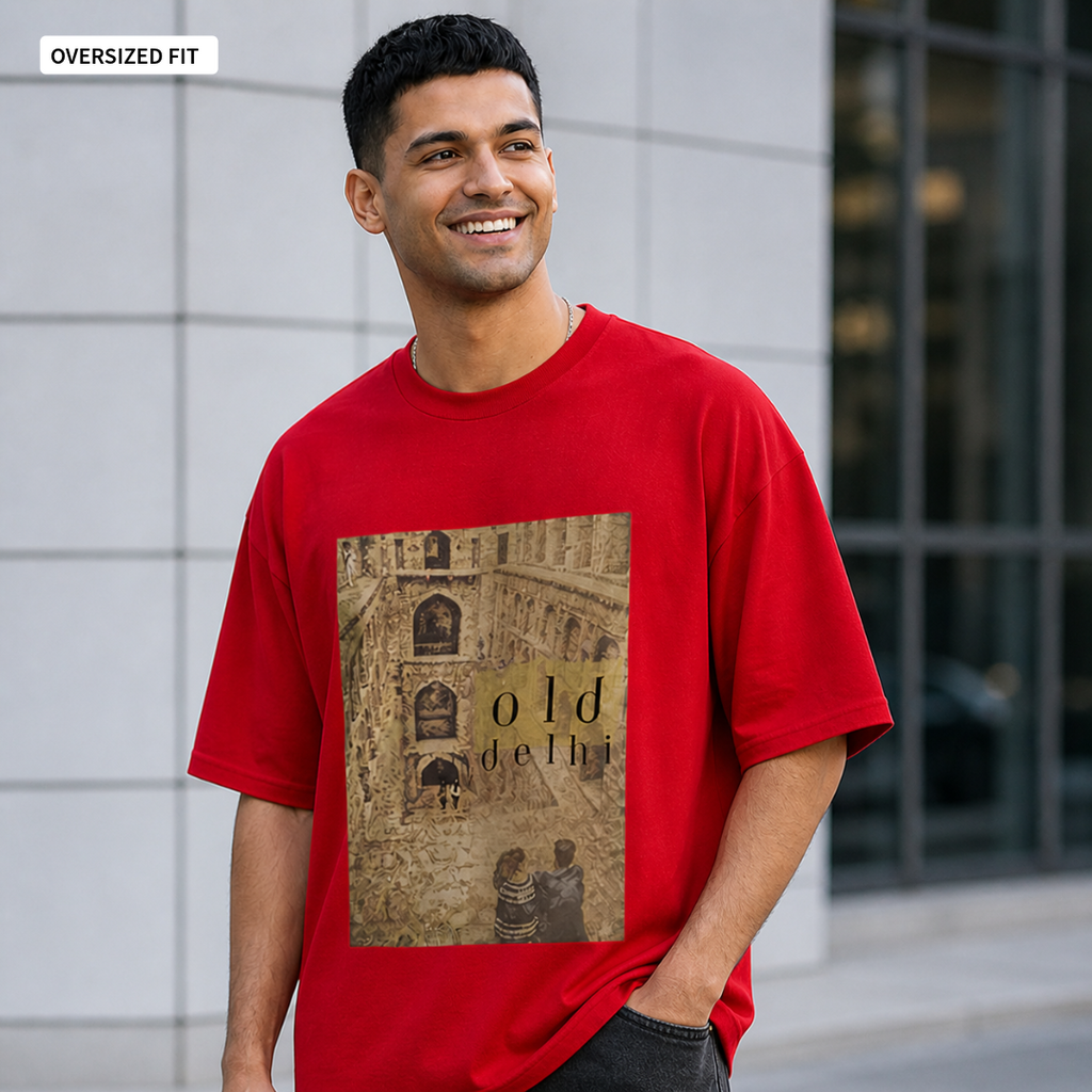 Old Delhi - Oversized Tee | Unisex Fit