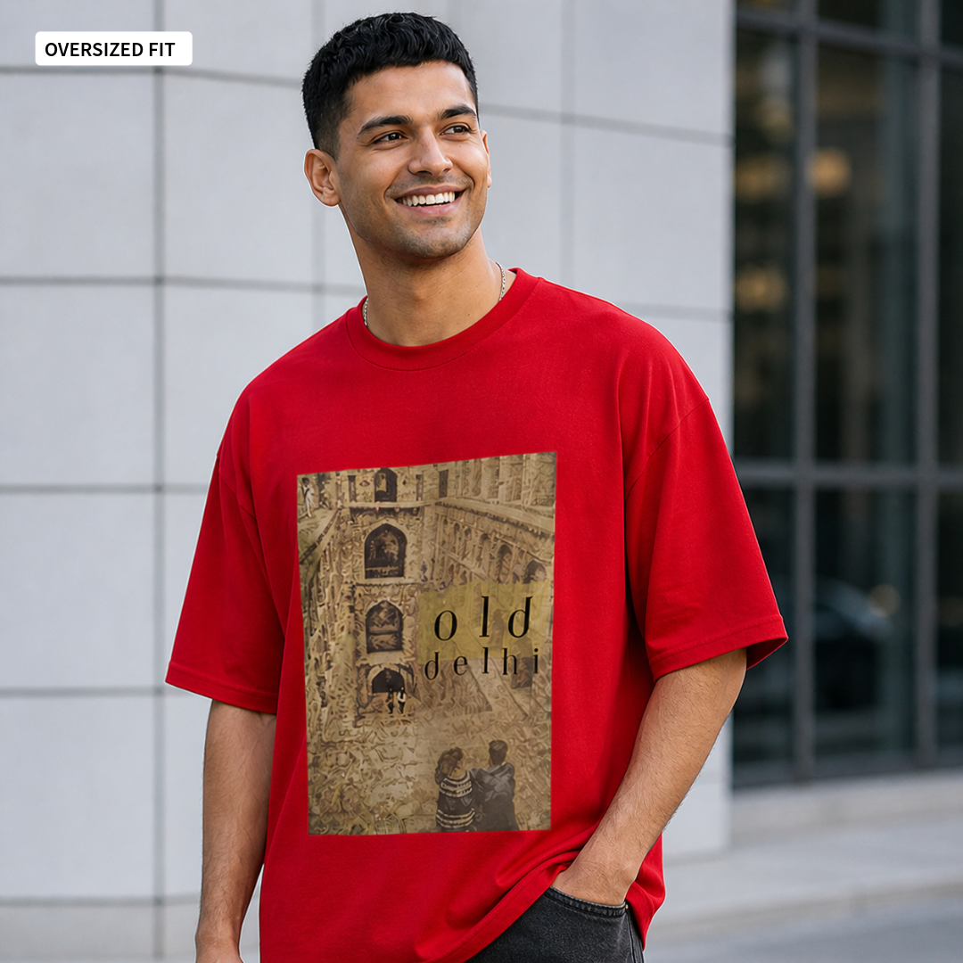 Old Delhi - Oversized Tee | Unisex Fit
