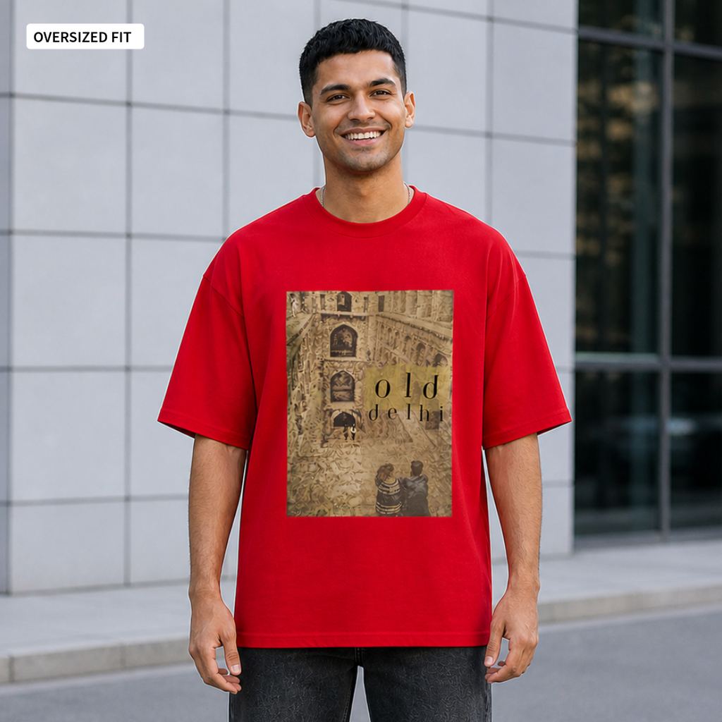 Old Delhi - Oversized Tee | Unisex Fit