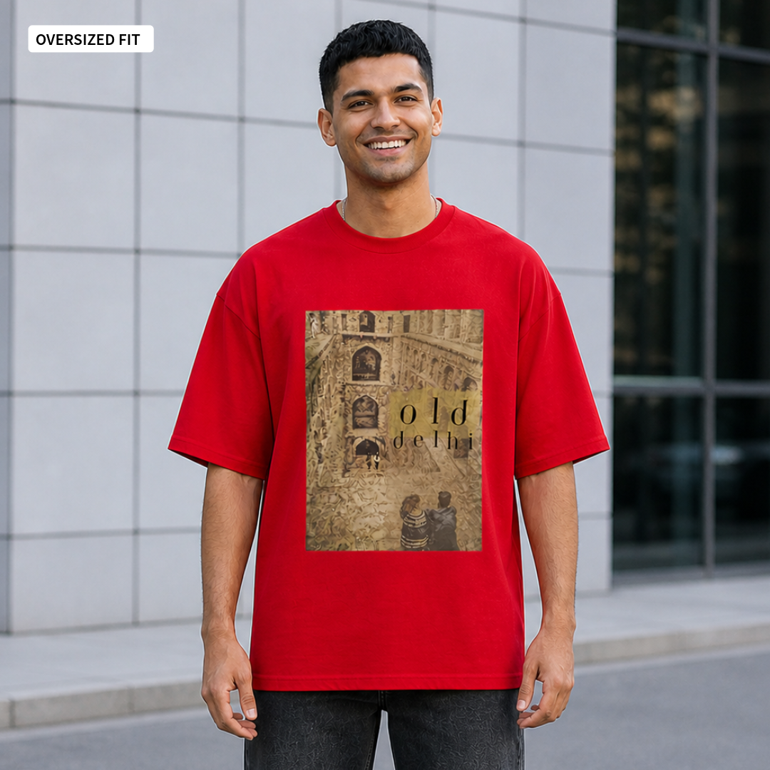 Old Delhi - Oversized Tee | Unisex Fit