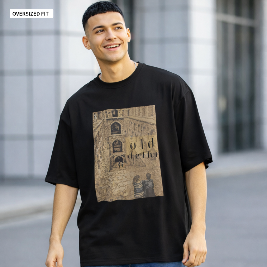 Old Delhi - Oversized Tee | Unisex Fit