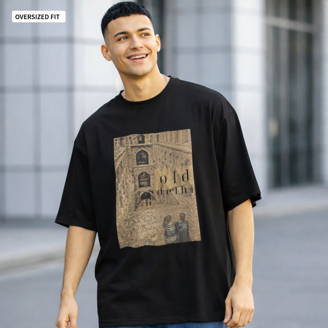 Old Delhi - Oversized Tee | Unisex Fit