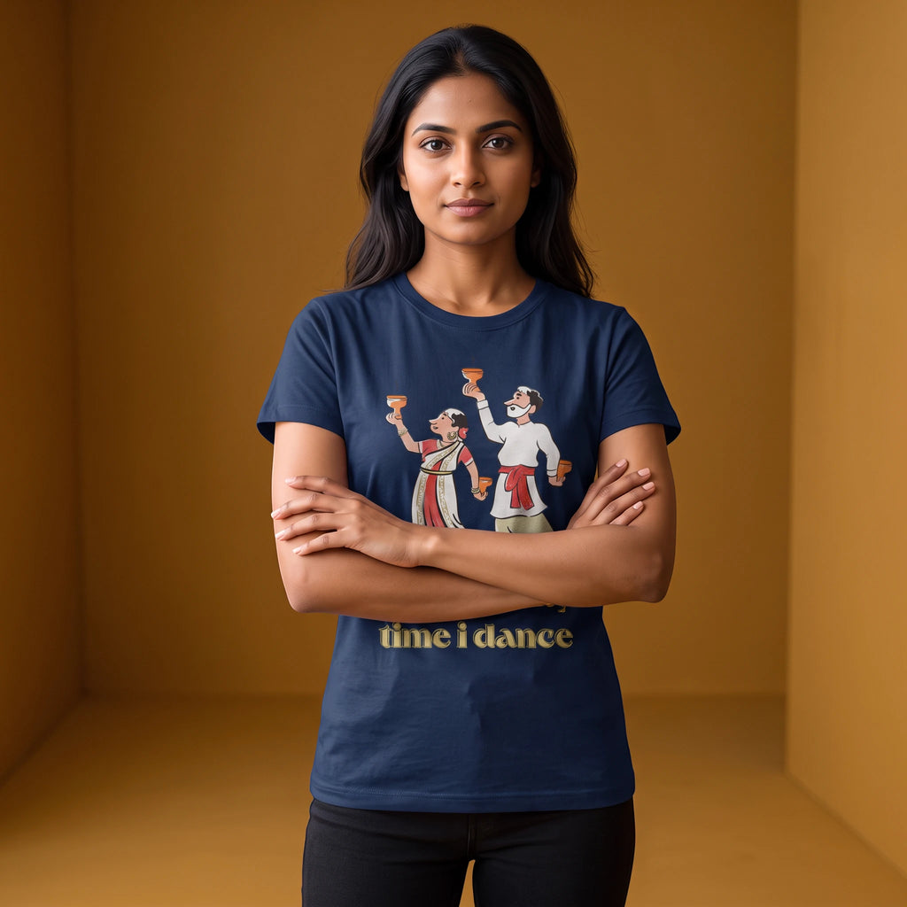 Dhunuchi Naach - Round Neck Tee | Unisex Fit
