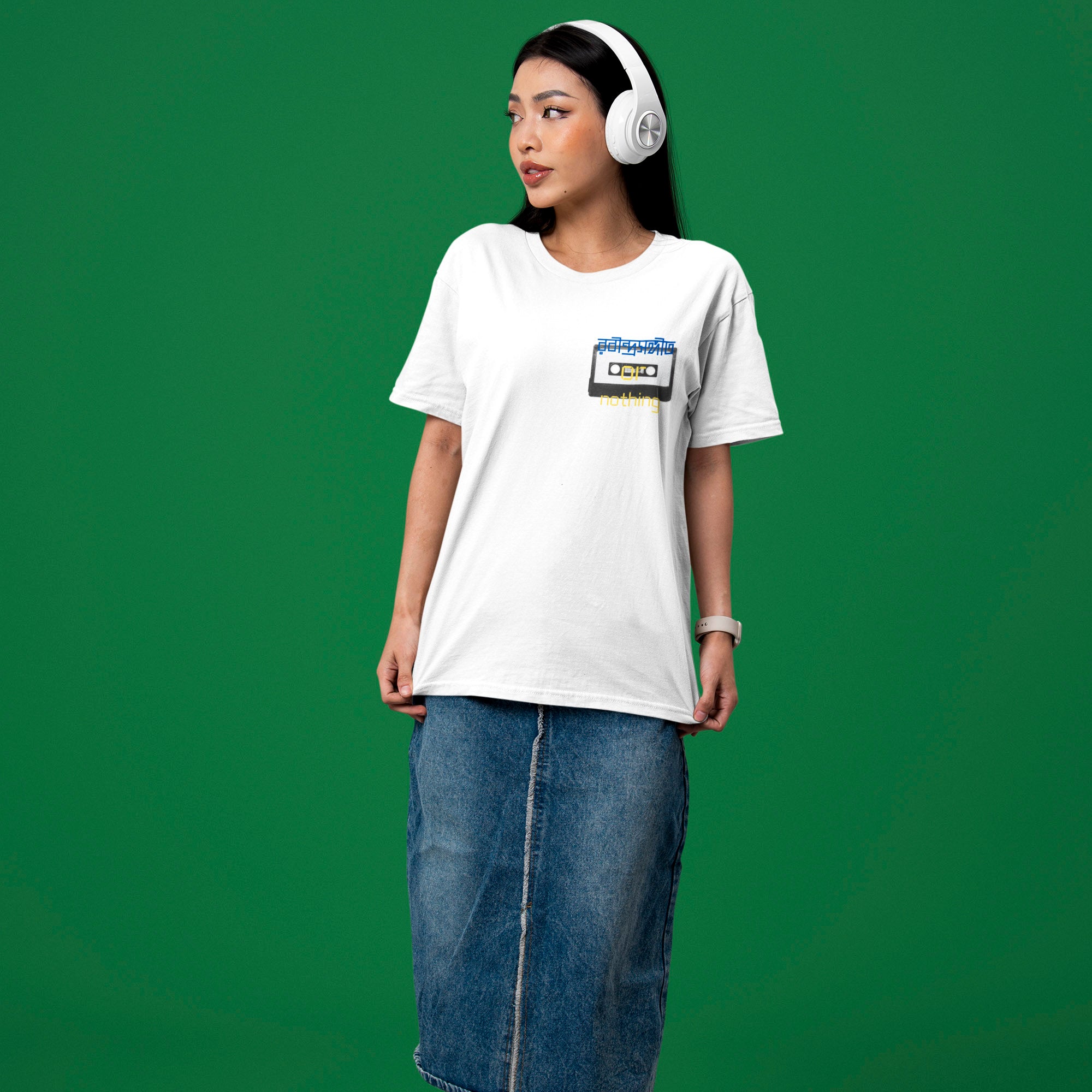 Rabindrasangeet Or Nothing - Oversized Tee | Unisex Fit