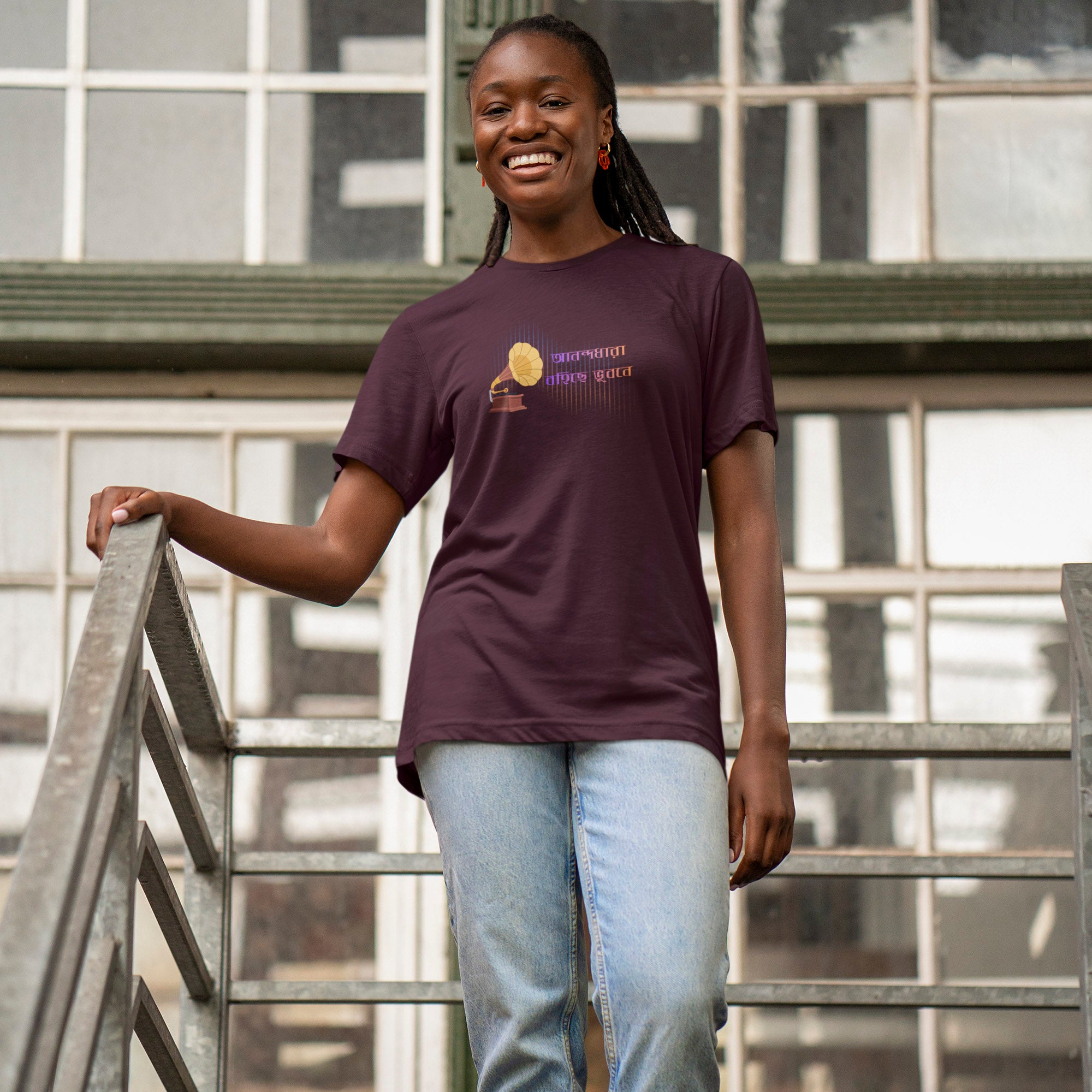 Anondodhara - Round Neck Tee | Unisex Fit