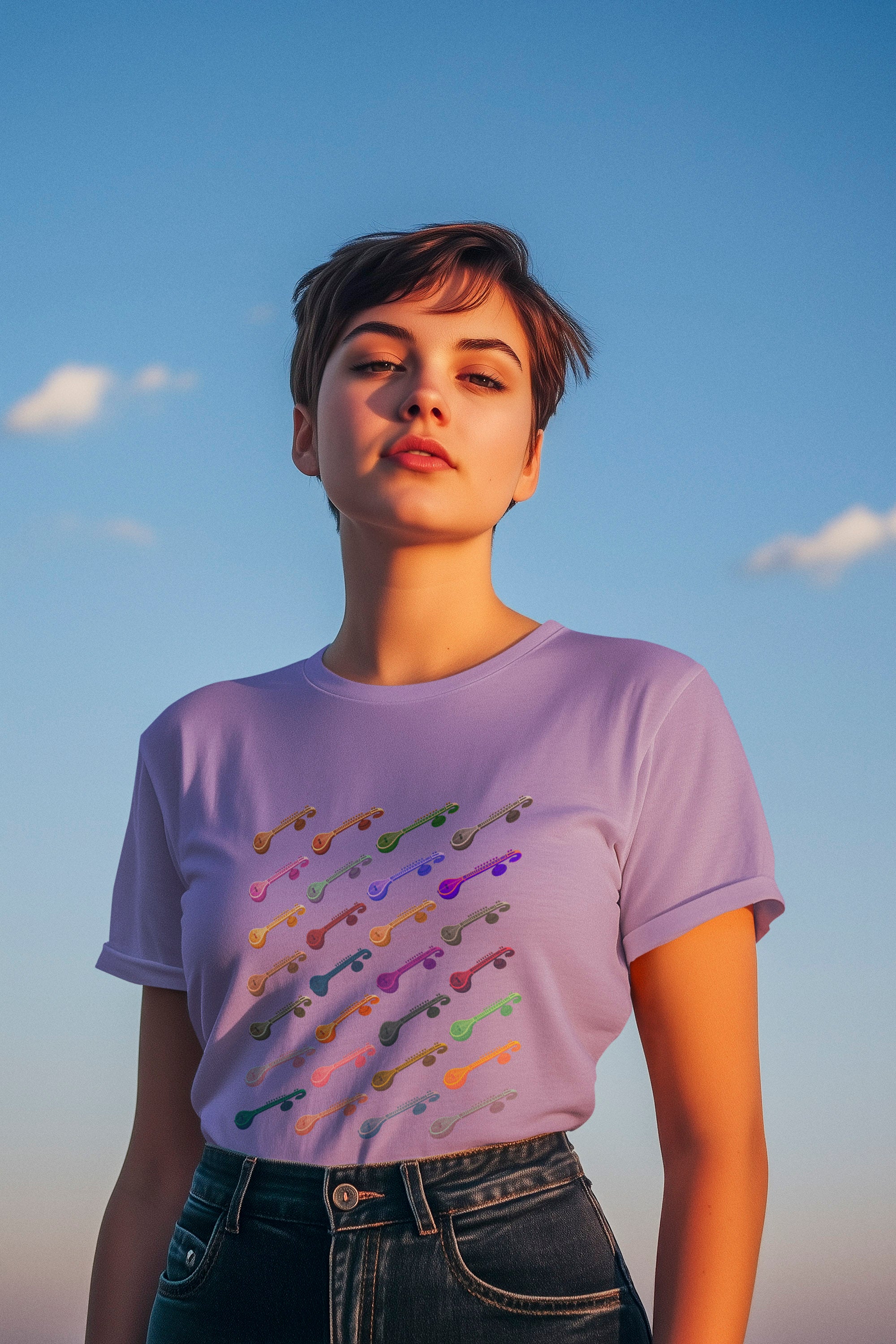 Any Sitar You Like - Round Neck Tee | Unisex Fit