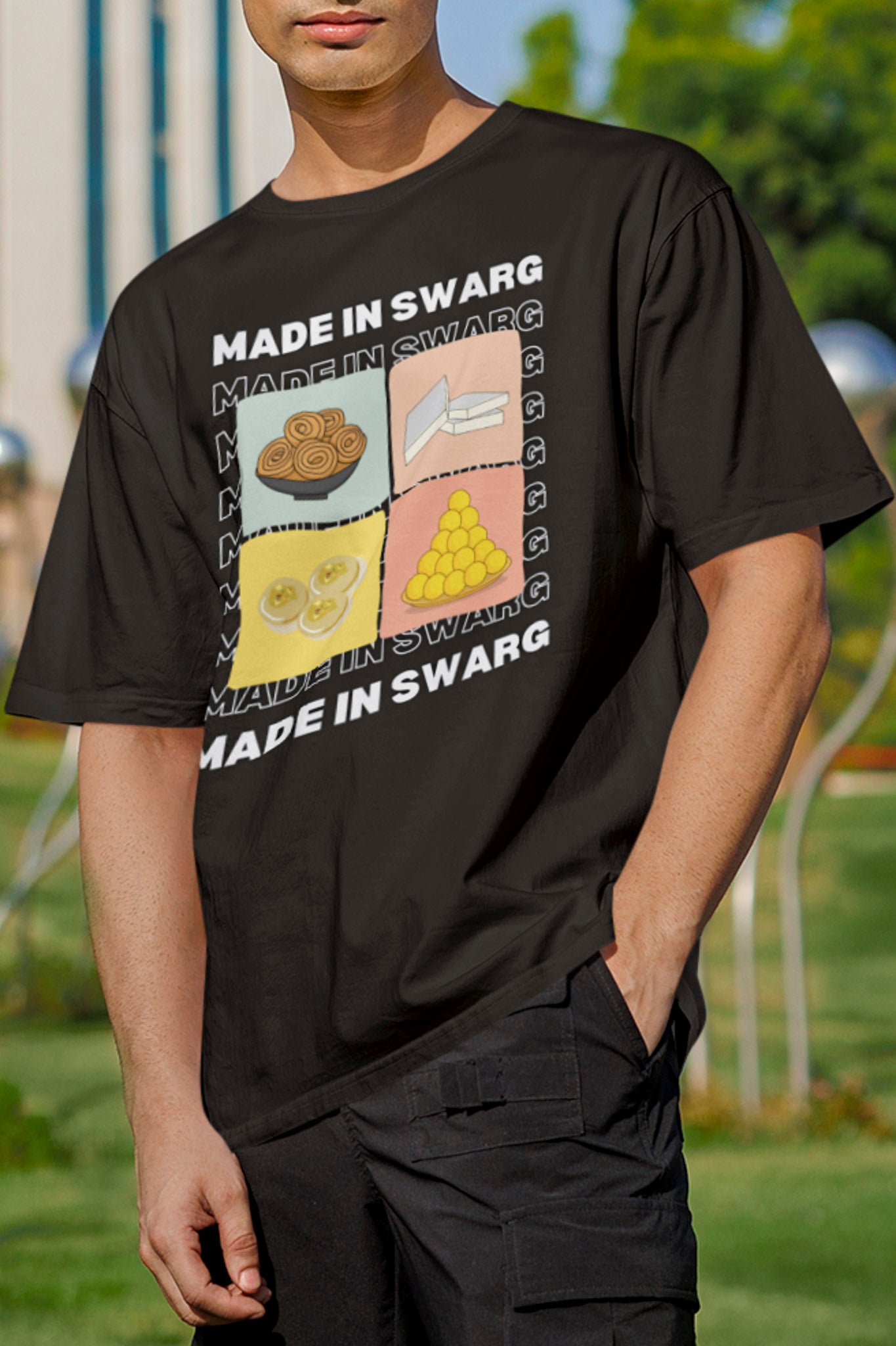 Made in Swarg - Oversized Tee | Unisex Fit