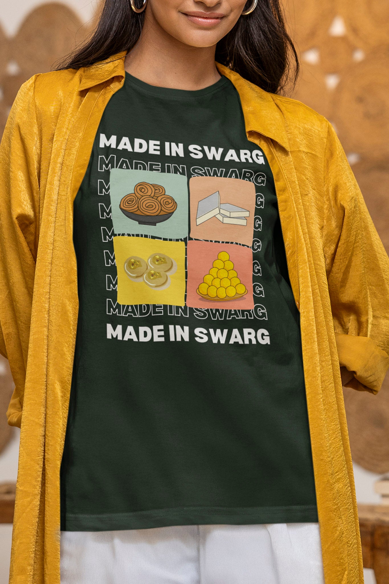 Made in Swarg - Oversized Tee | Unisex Fit