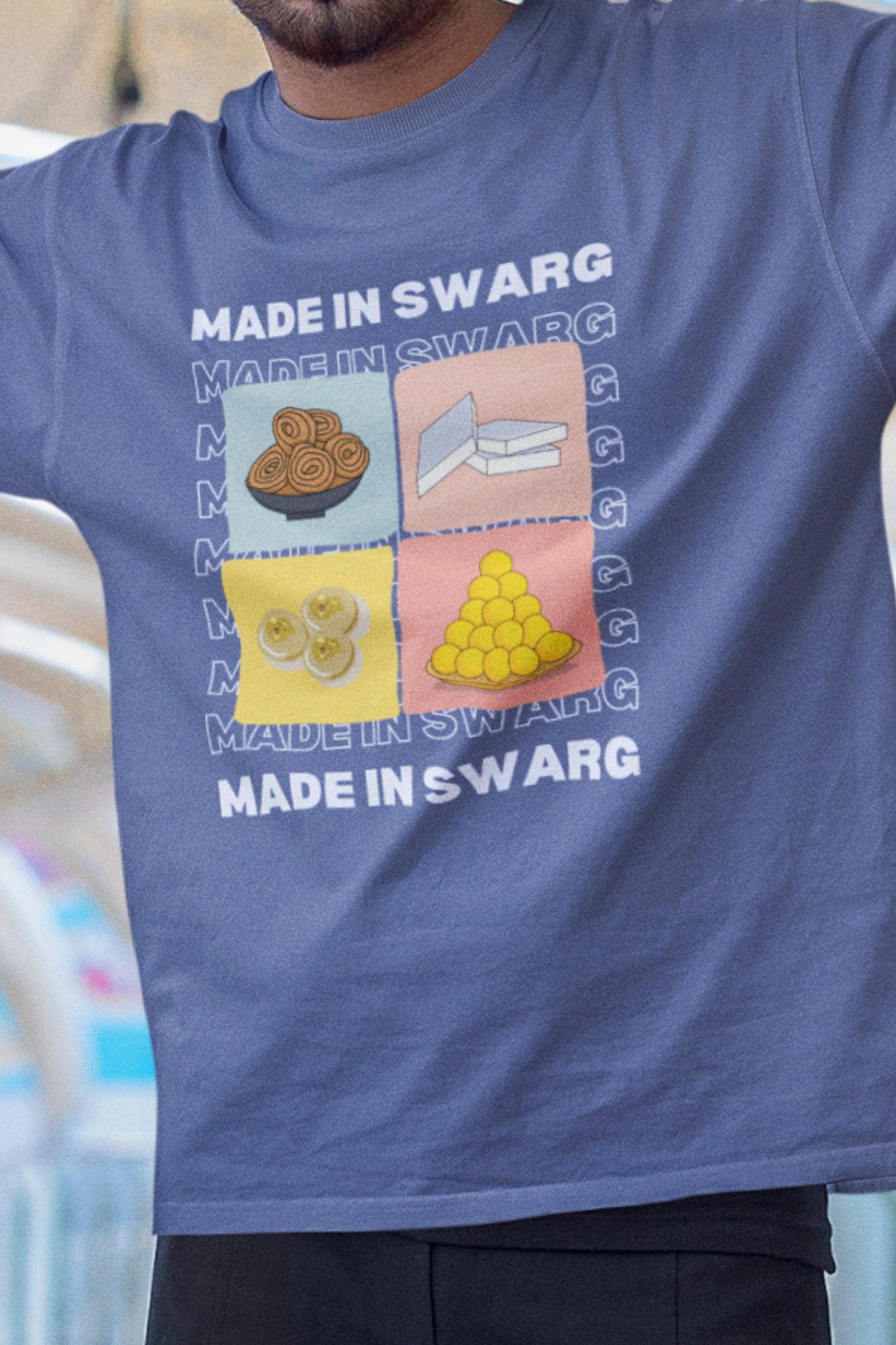 Made in Swarg - Oversized Tee | Unisex Fit