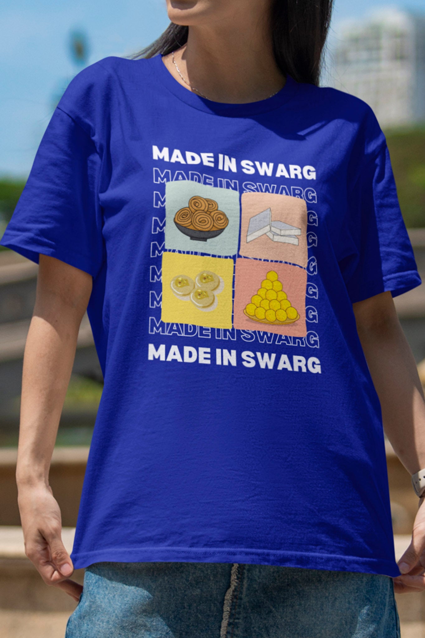 Made in Swarg - Oversized Tee | Unisex Fit