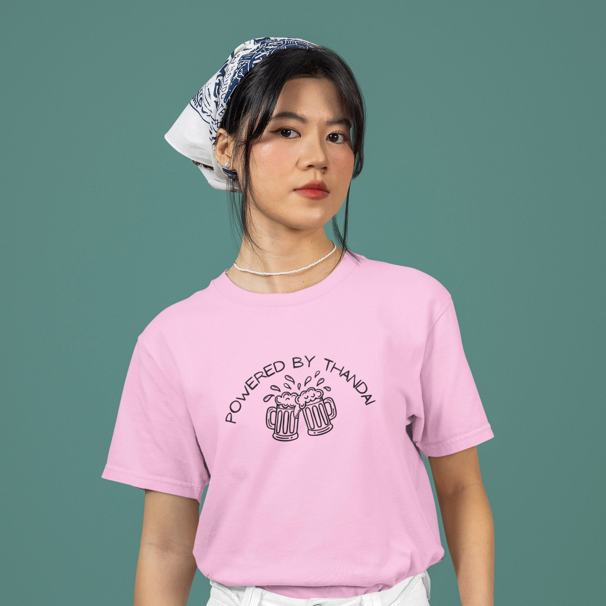 Powered By Thandai - Round Neck Tee | Unisex Fit