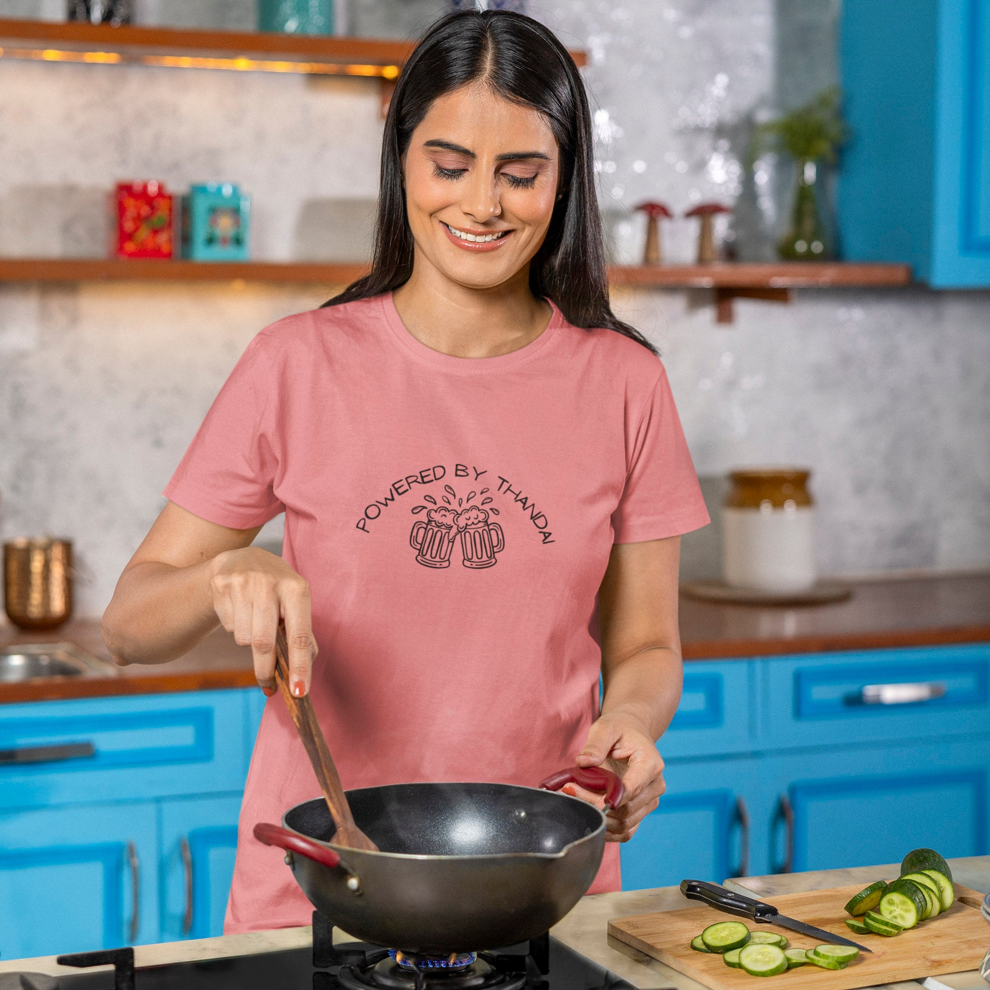 Powered By Thandai - Round Neck Tee | Unisex Fit