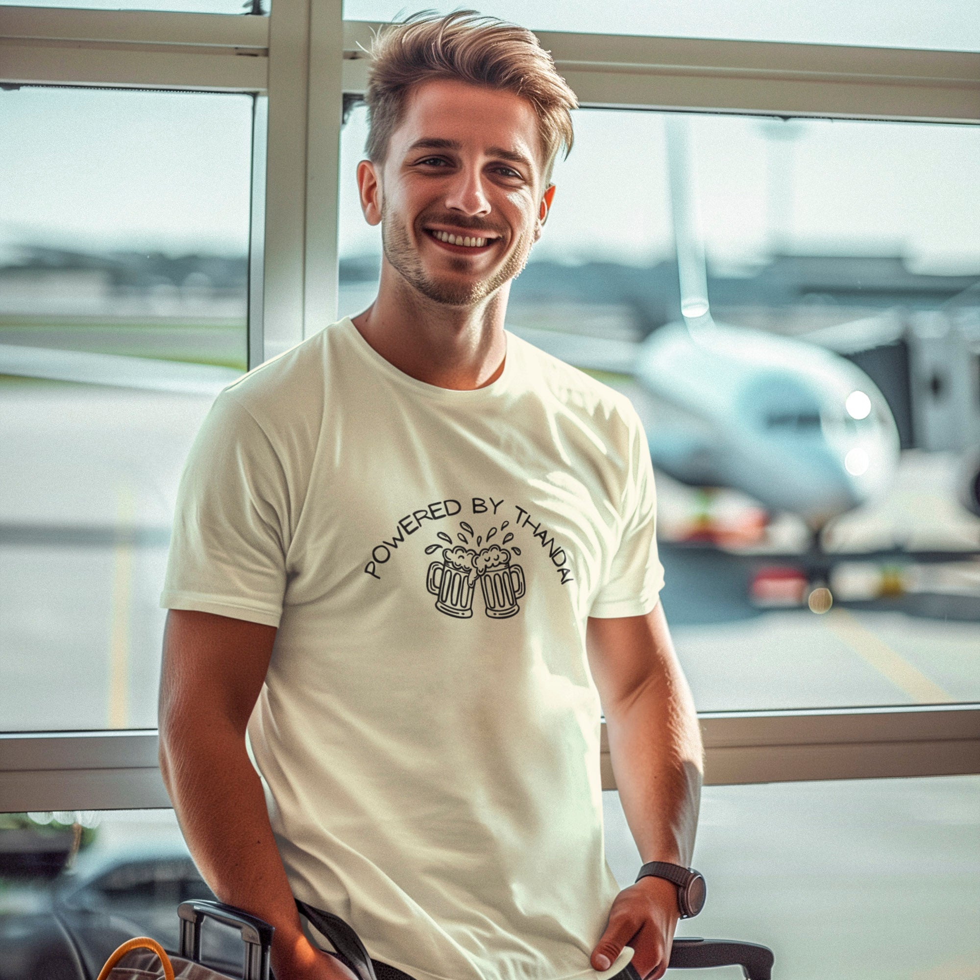 Powered By Thandai - Round Neck Tee | Unisex Fit