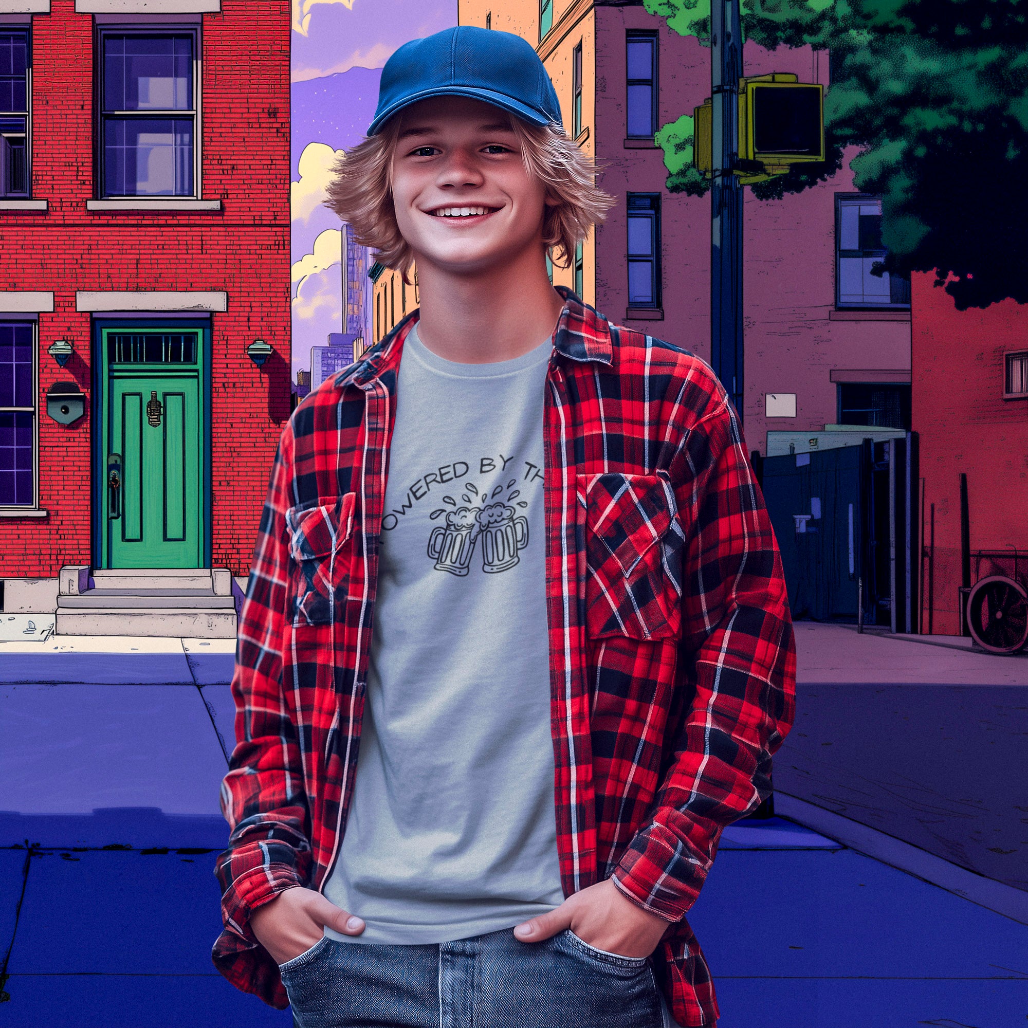 Powered By Thandai - Round Neck Tee | Unisex Fit