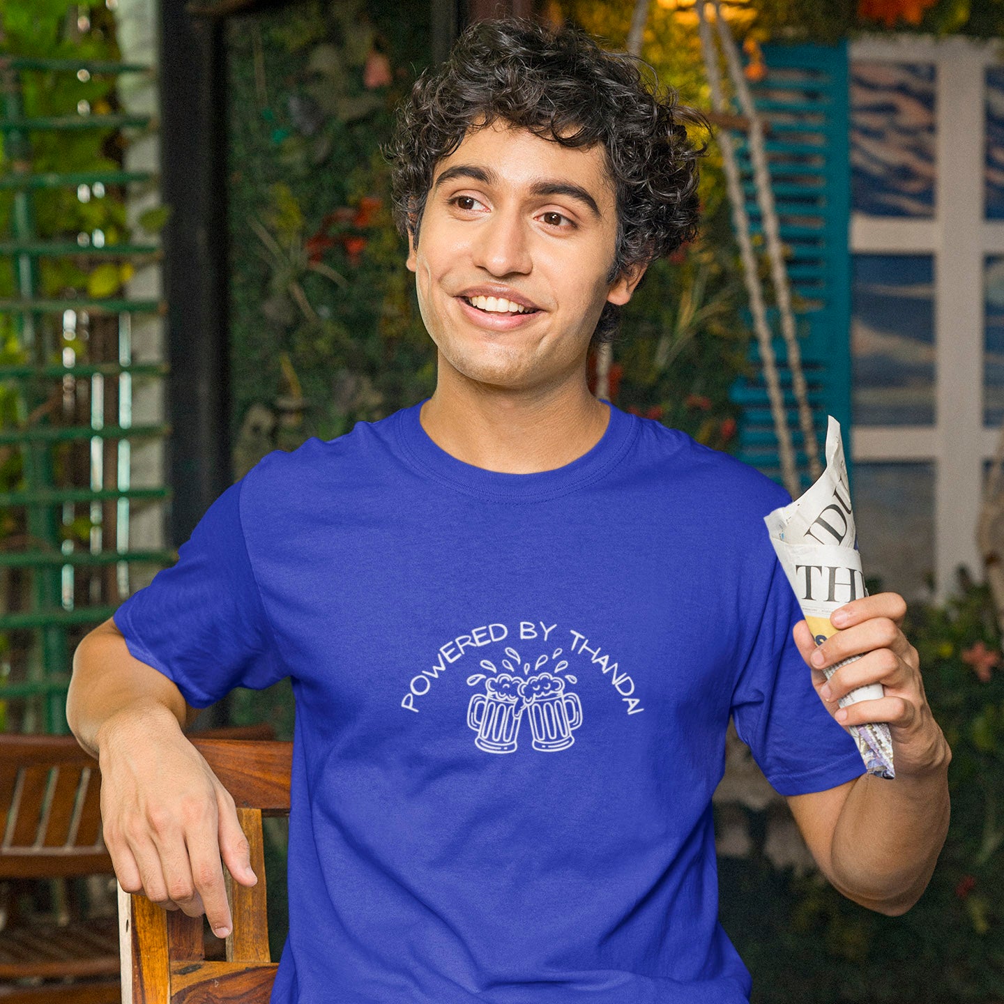 Powered By Thandai - Round Neck Tee | Unisex Fit