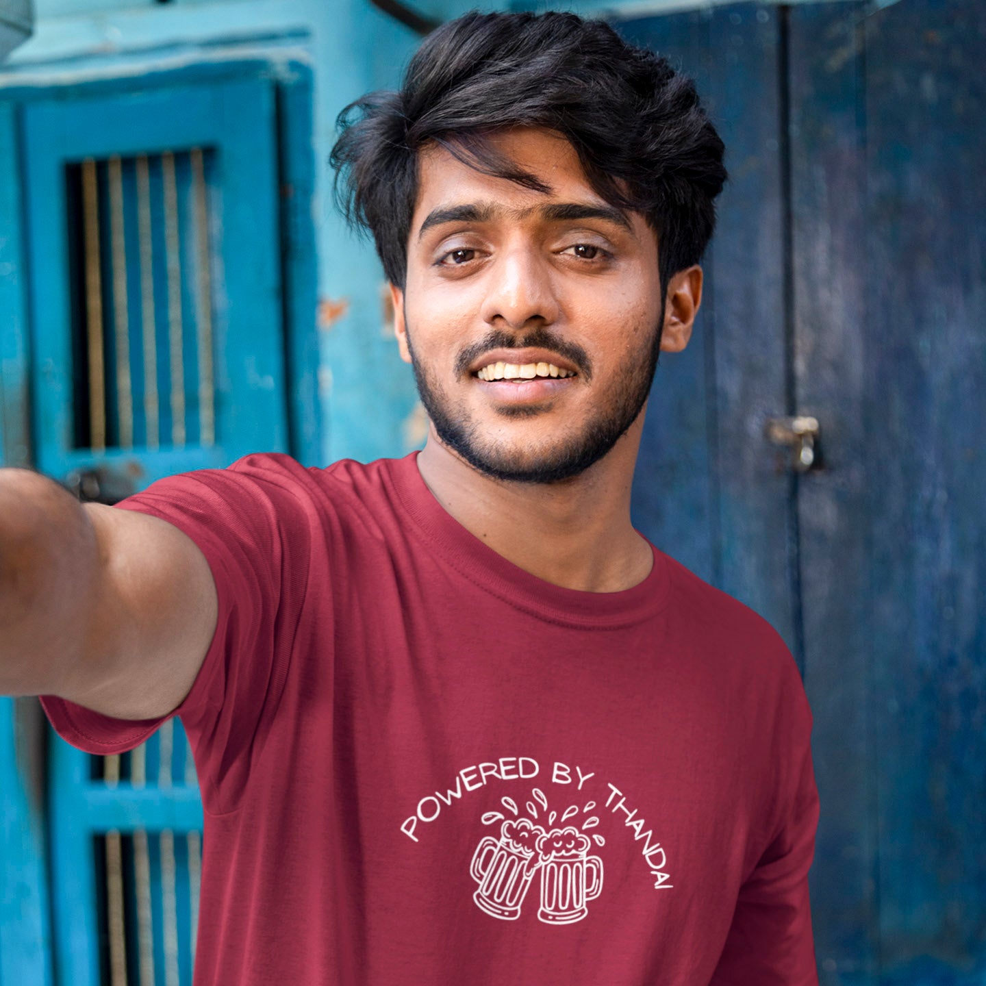 Powered By Thandai - Round Neck Tee | Unisex Fit