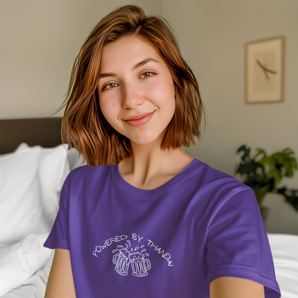 Powered By Thandai - Round Neck Tee | Unisex Fit