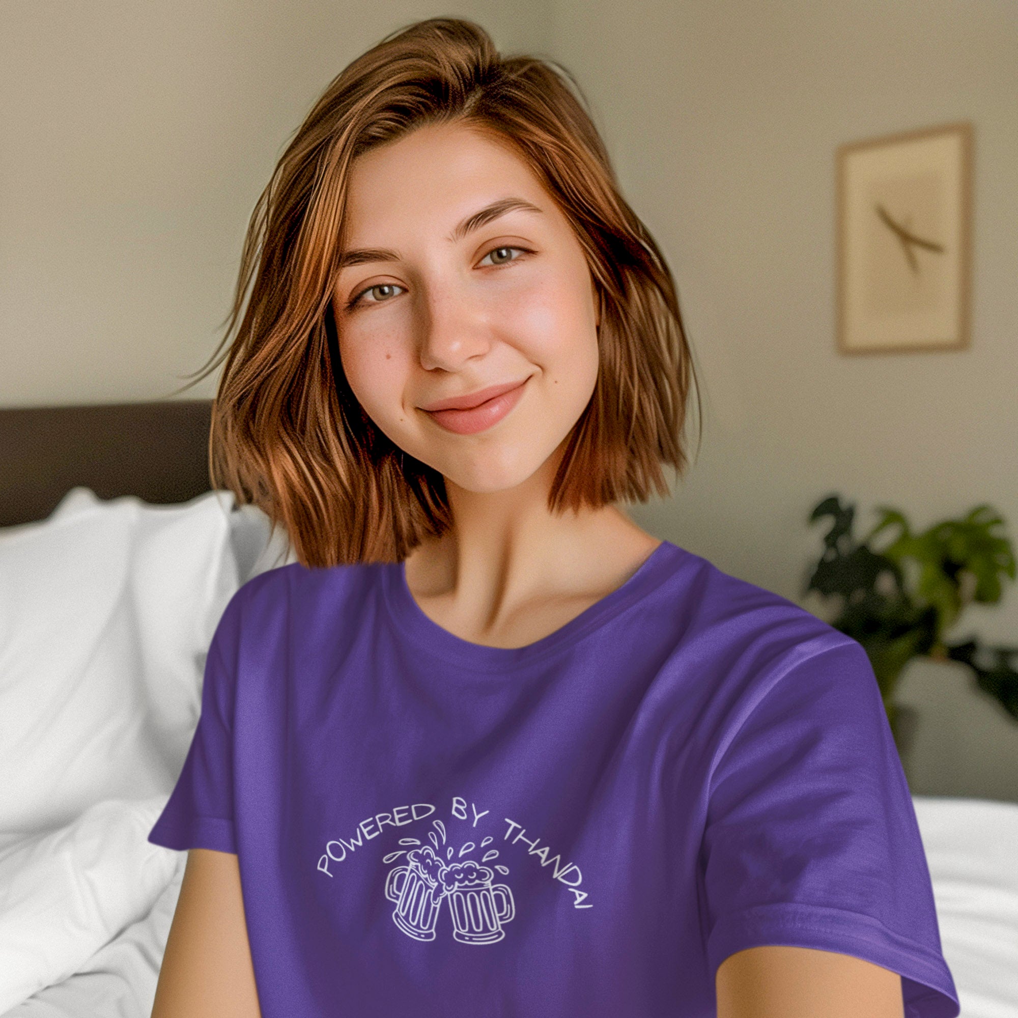 Powered By Thandai - Round Neck Tee | Unisex Fit