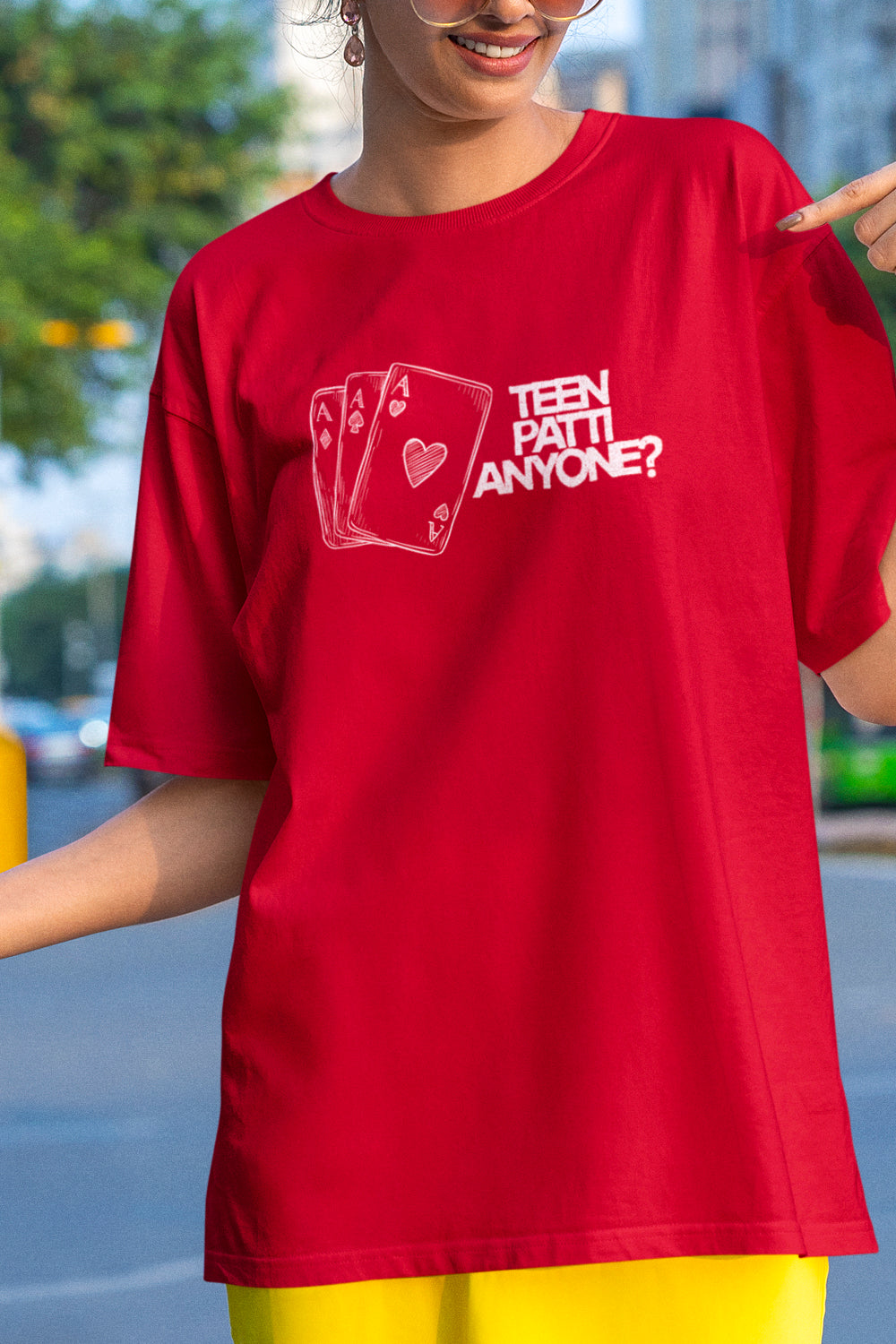 Teen Patti - Oversized Tee | Unisex Fit