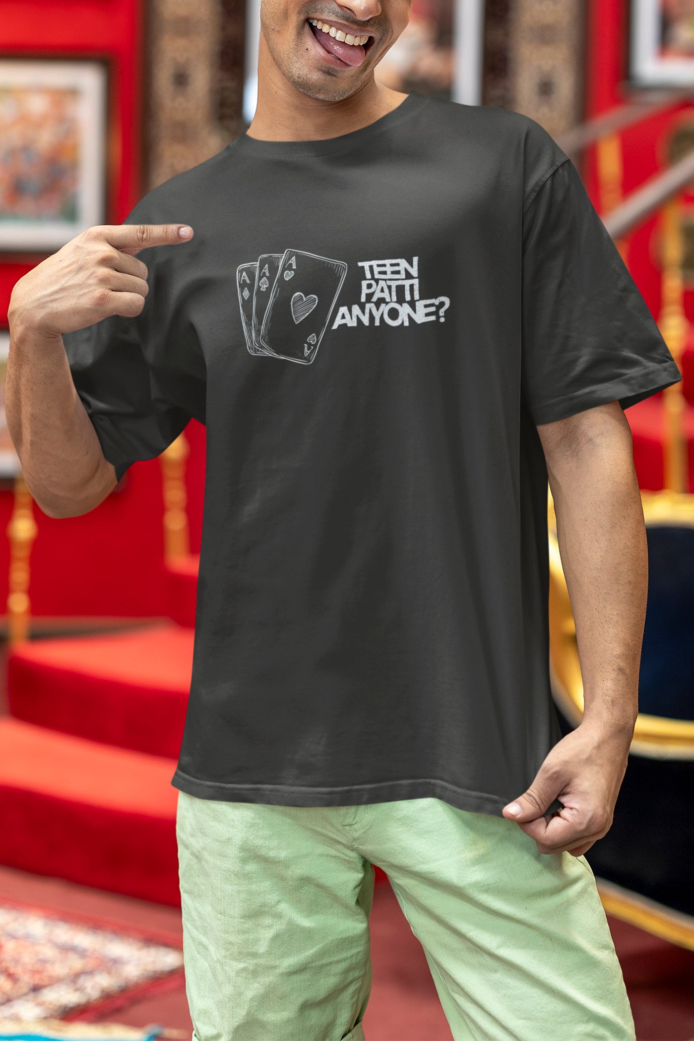 Teen Patti - Oversized Tee | Unisex Fit