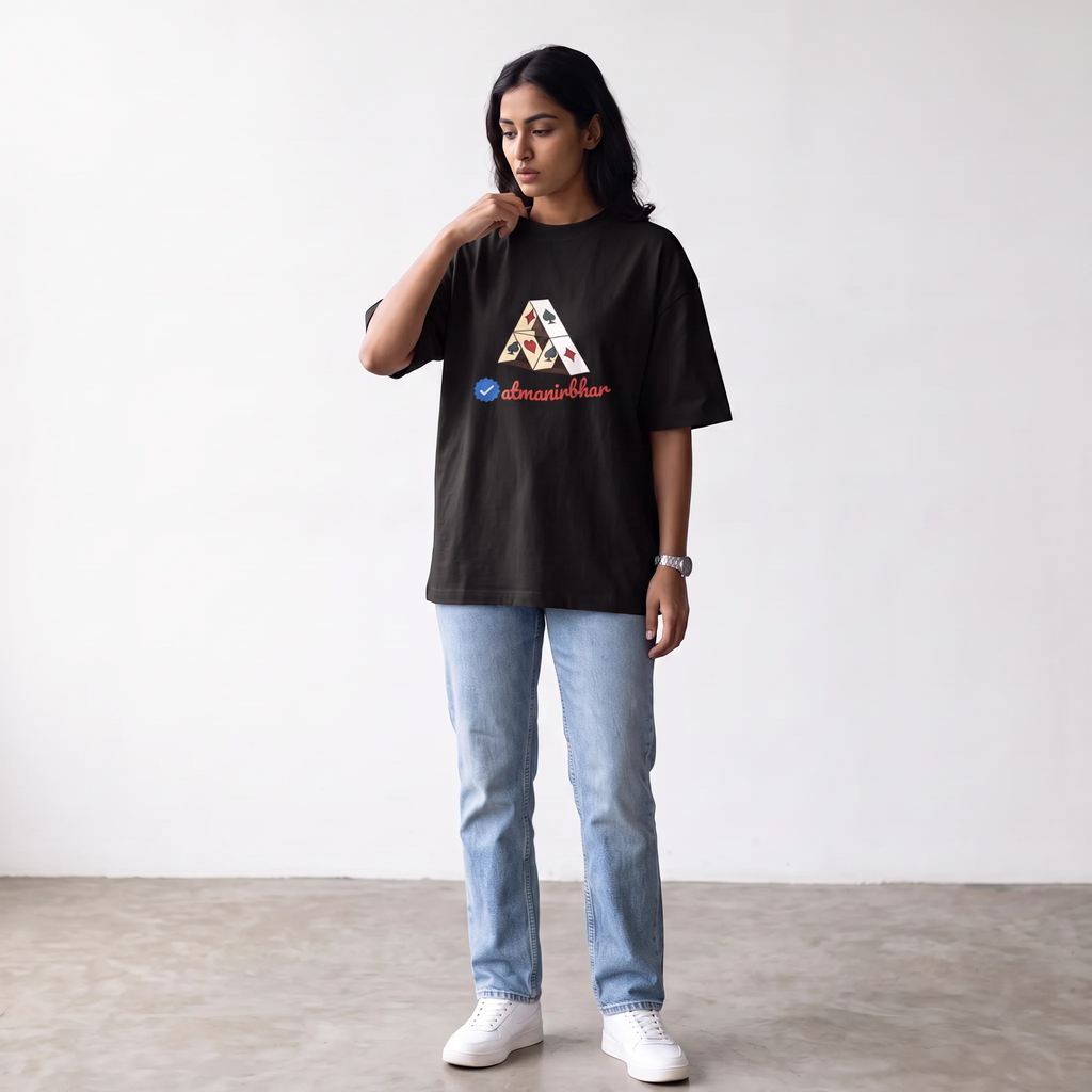 Atmanirbhar - Oversized Tee | Unisex Fit