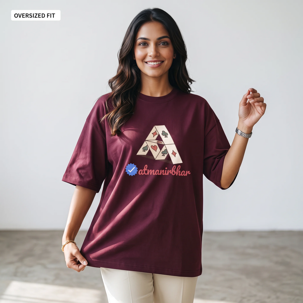 Atmanirbhar - Oversized Tee | Unisex Fit