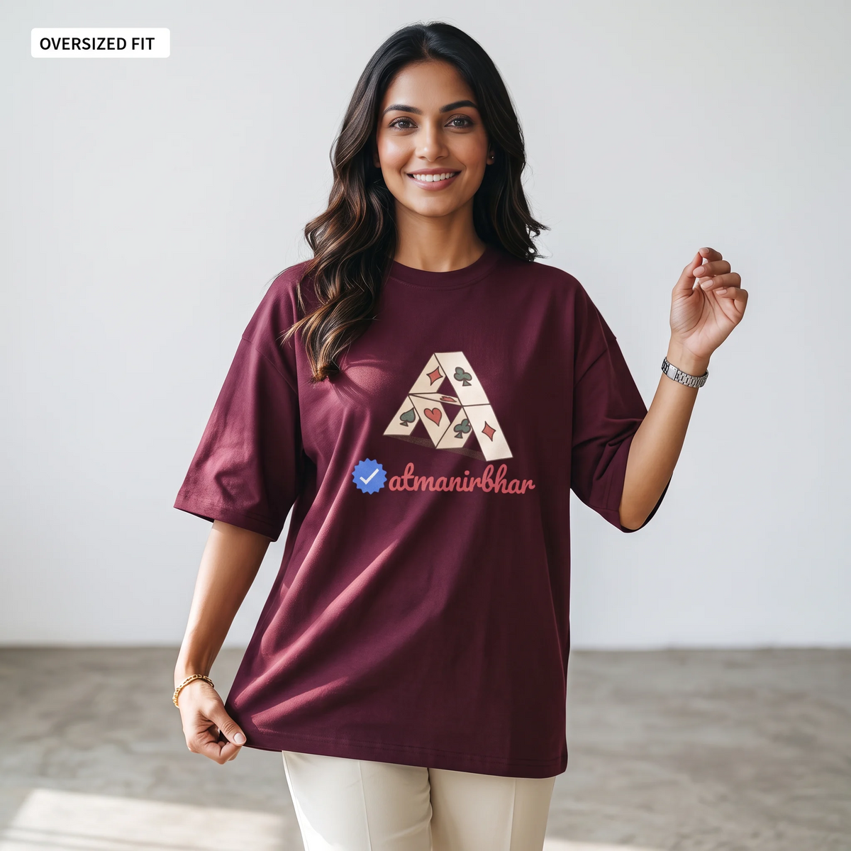 Atmanirbhar - Oversized Tee | Unisex Fit