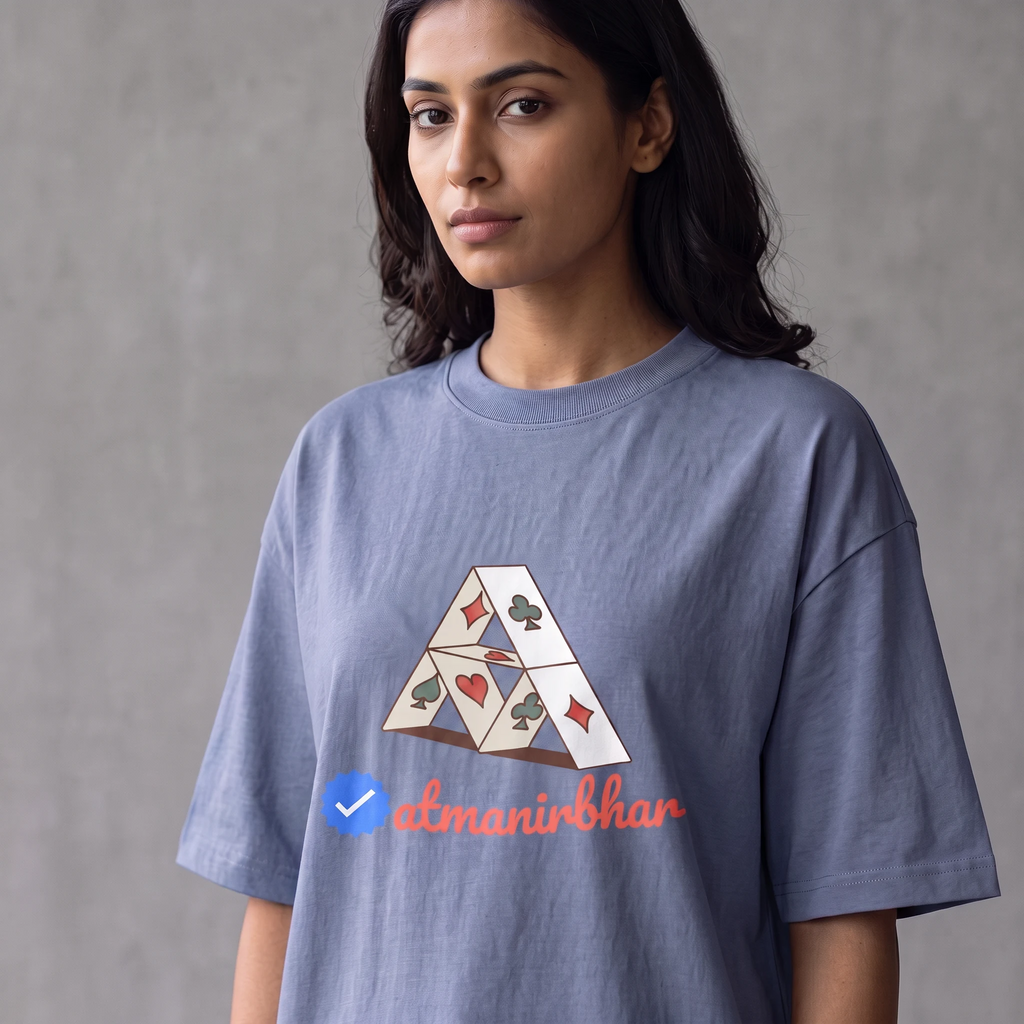 Atmanirbhar - Oversized Tee | Unisex Fit