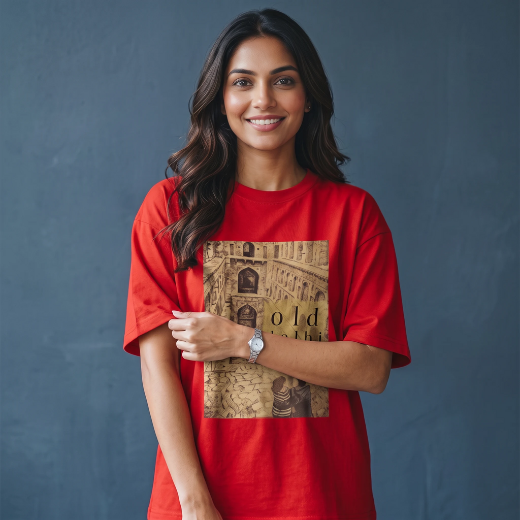 Old Delhi - Oversized Tee | Unisex Fit