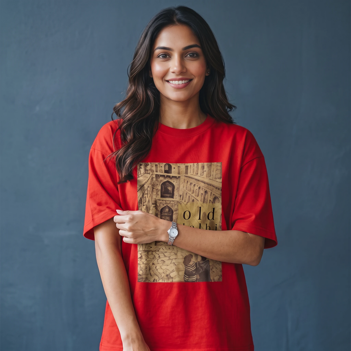Old Delhi - Oversized Tee | Unisex Fit
