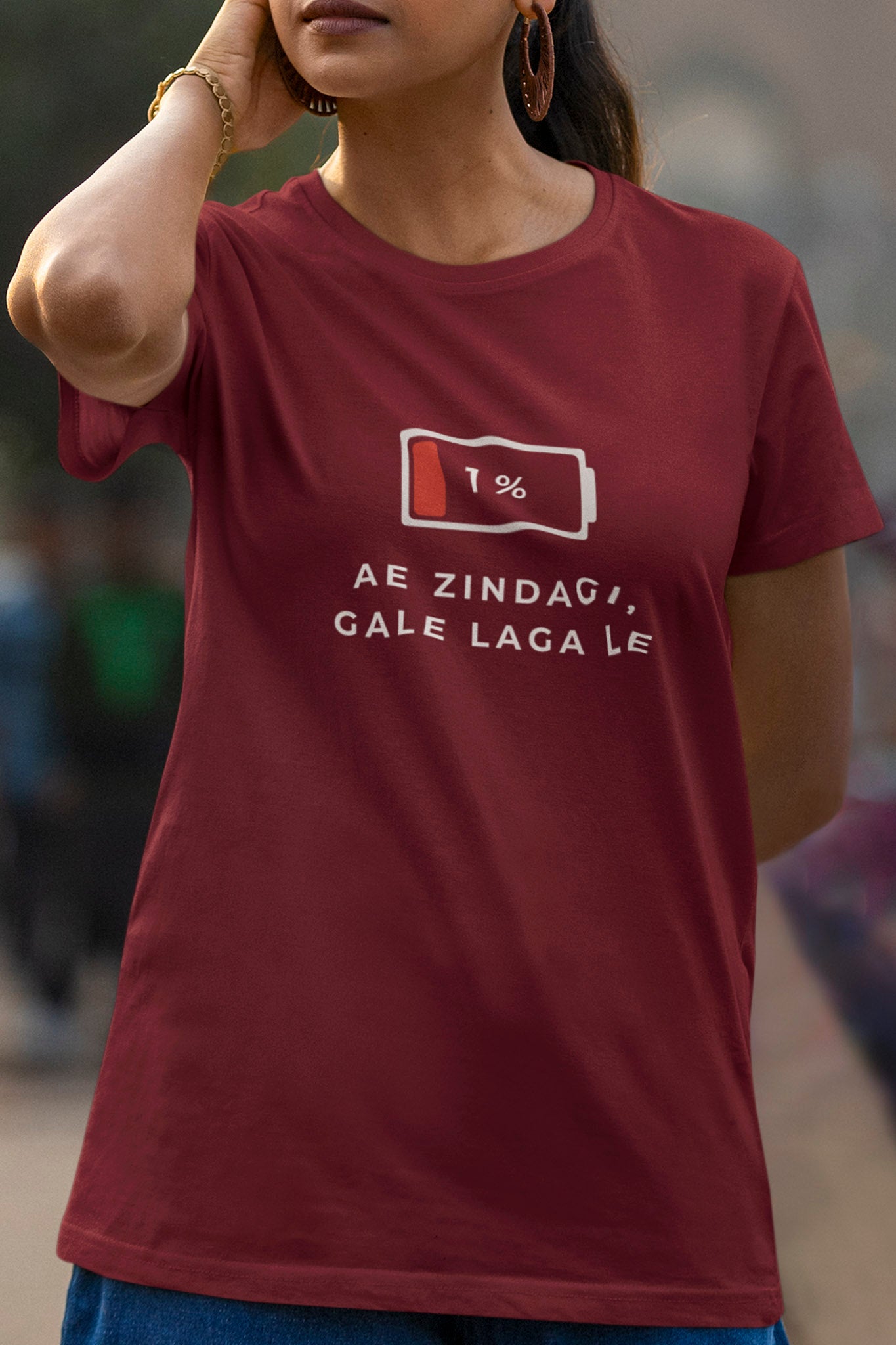 Re-charge - Round Neck Tee |  Unisex Fit